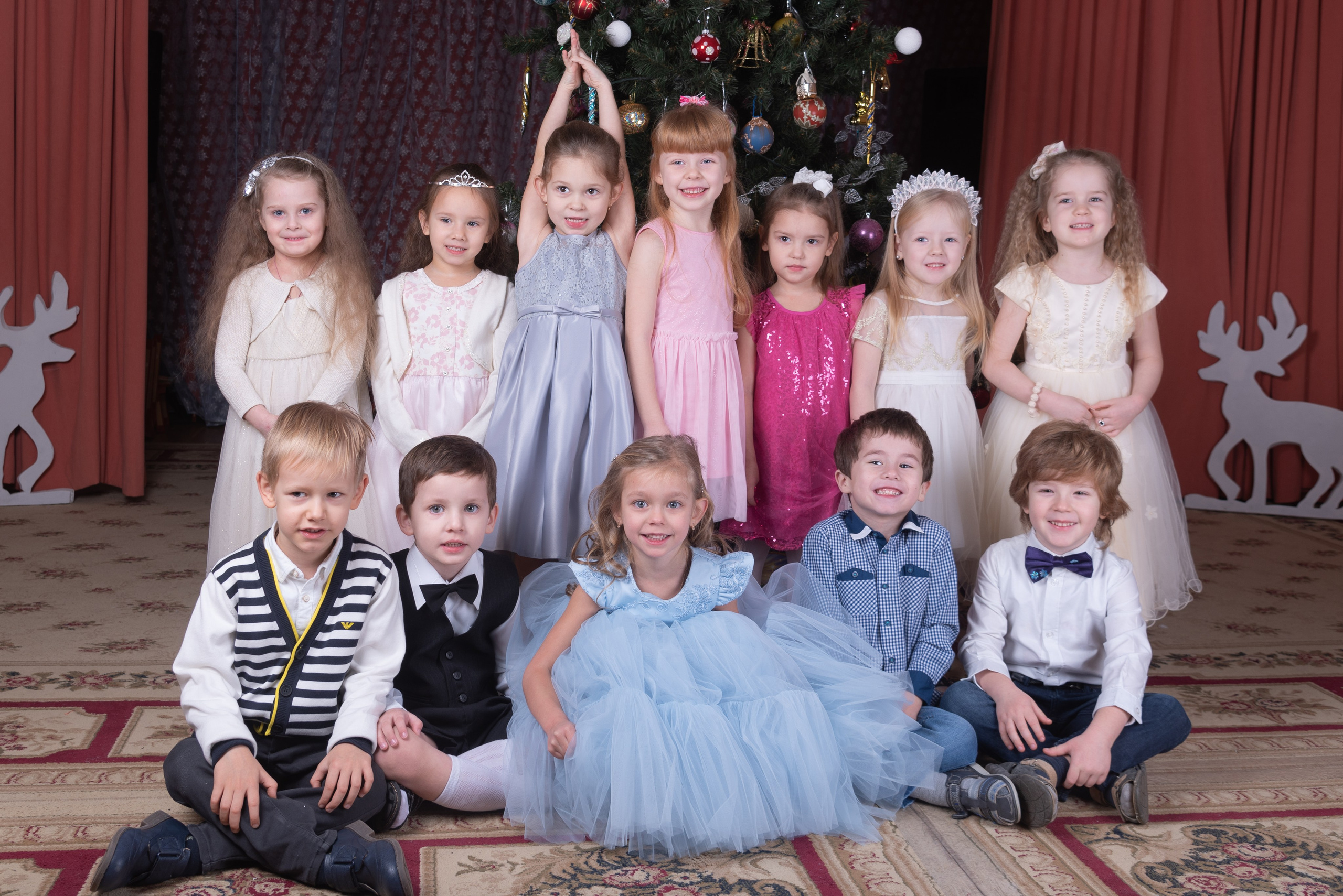 Ёлка в детском саду. Фотограф Евгений Симохин