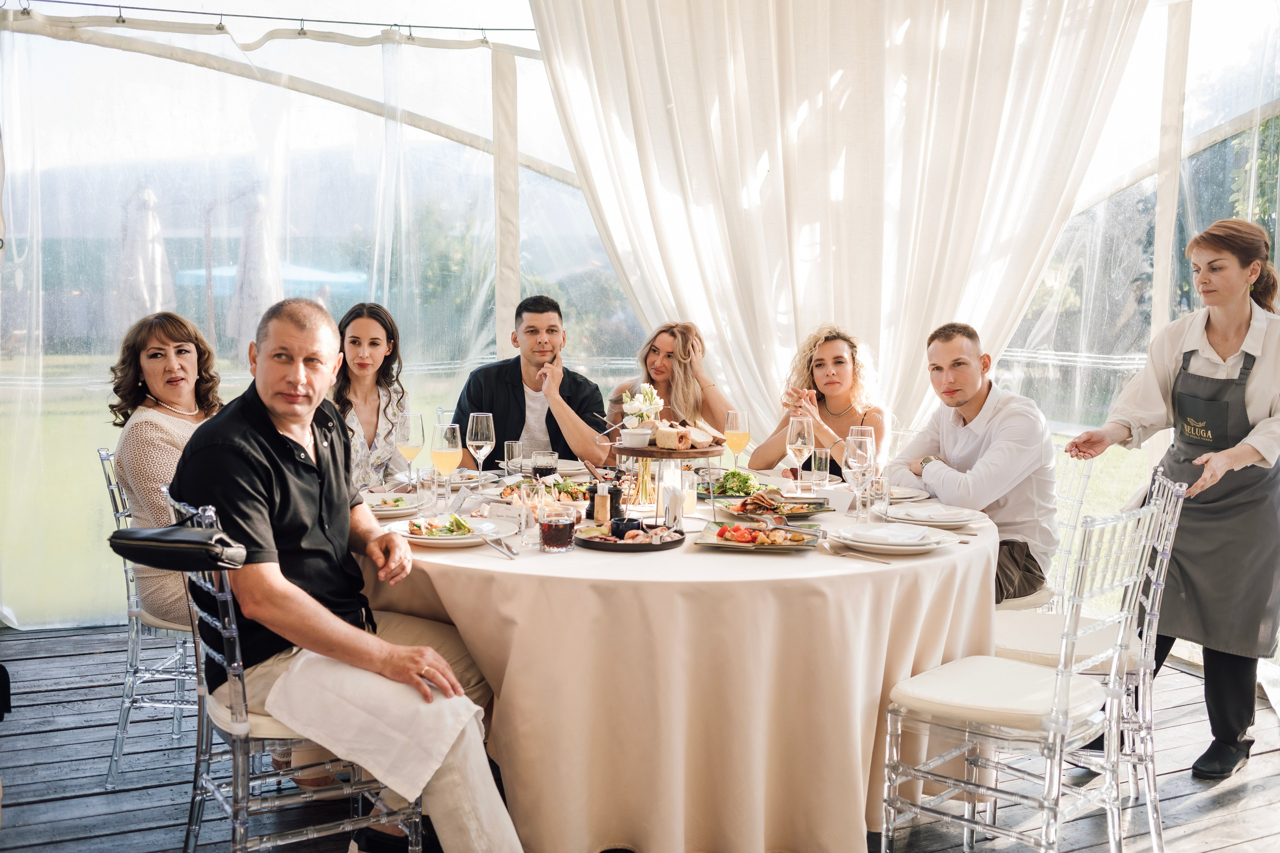 Ольга и Сергей. Свадьба в шатре. Свадебный и семейный фотограф в Москве Евгения Лисина