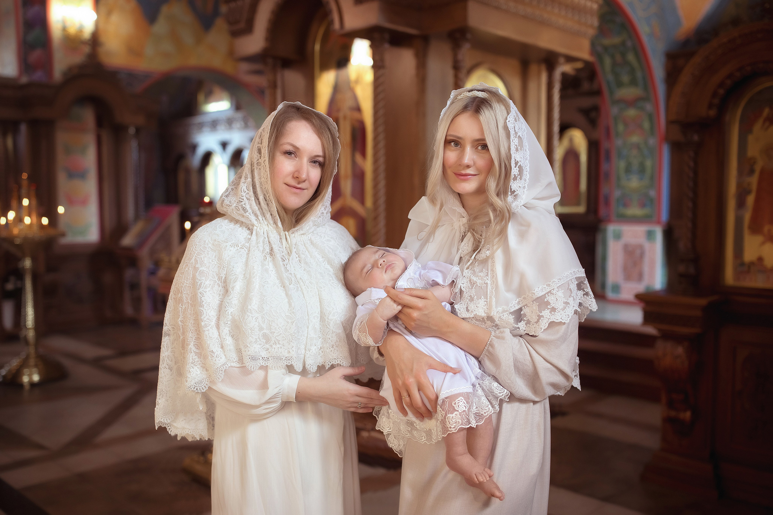 Крещение Вероники. Фотограф на крещение и венчание