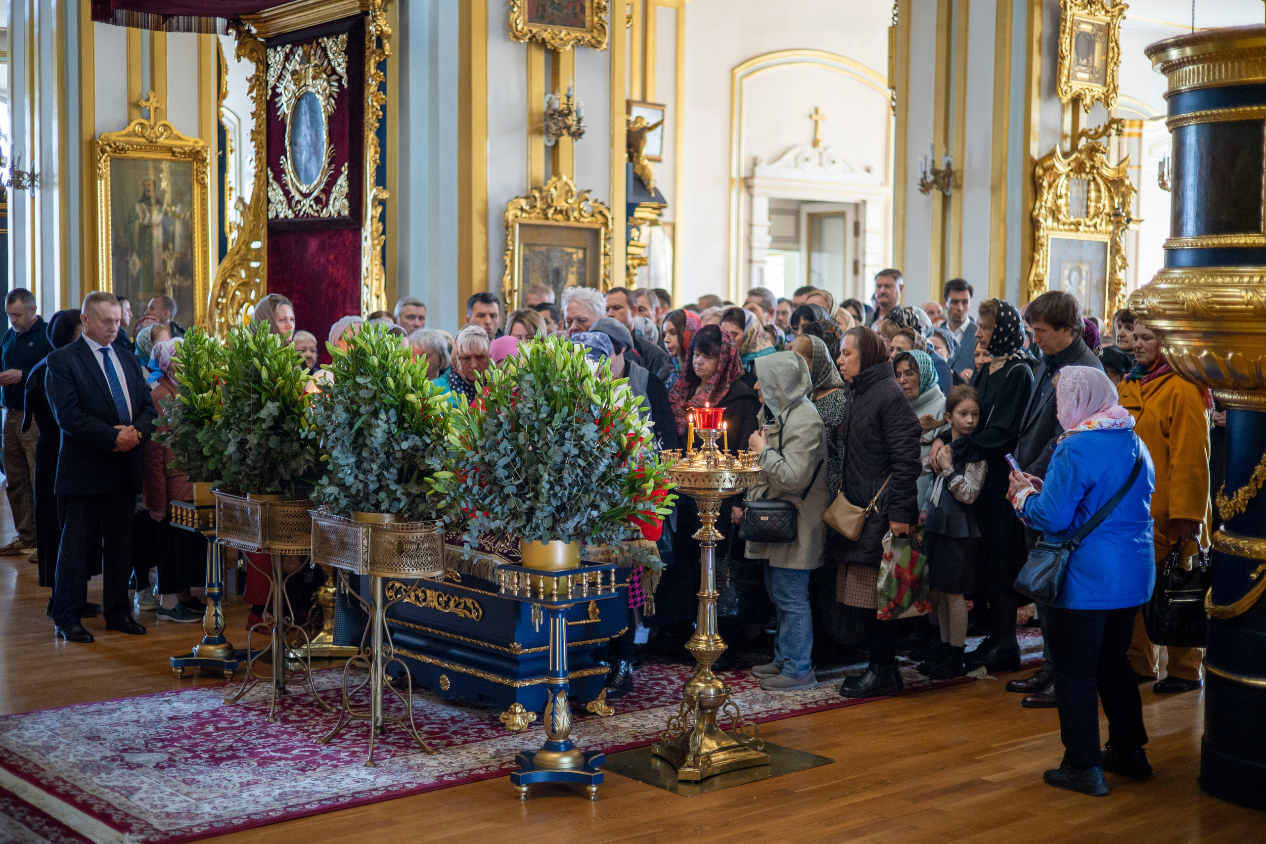 ВЕЧЕРНЯ С ВЫНОСОМ ПЛАЩАНИЦЫ. НИКОЛО-БОГОЯВЛЕНСКИЙ МОРСКОЙ СОБОР