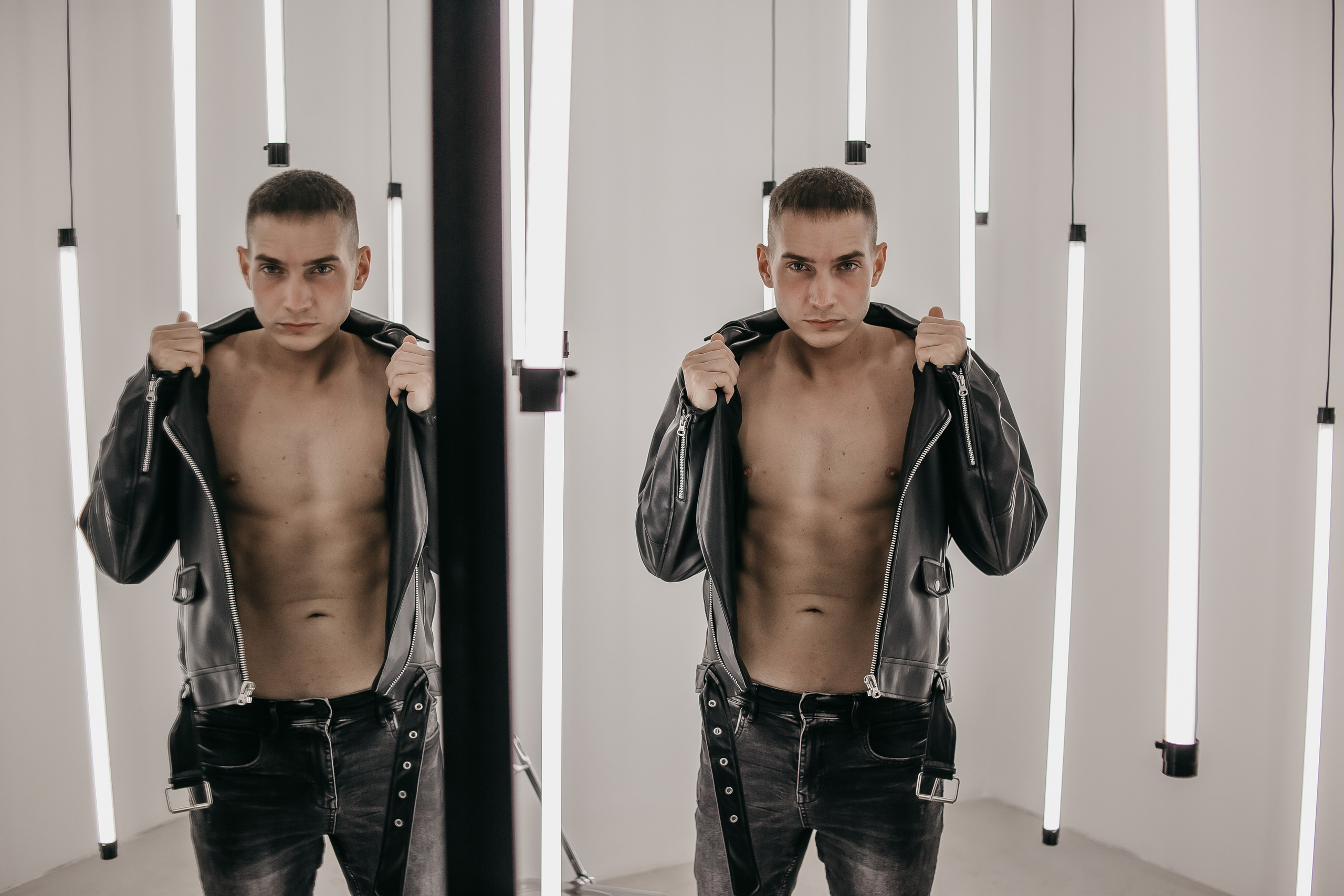 Евгений. Фото в неоне. Фотограф Регина Крикунова г. Красноярск