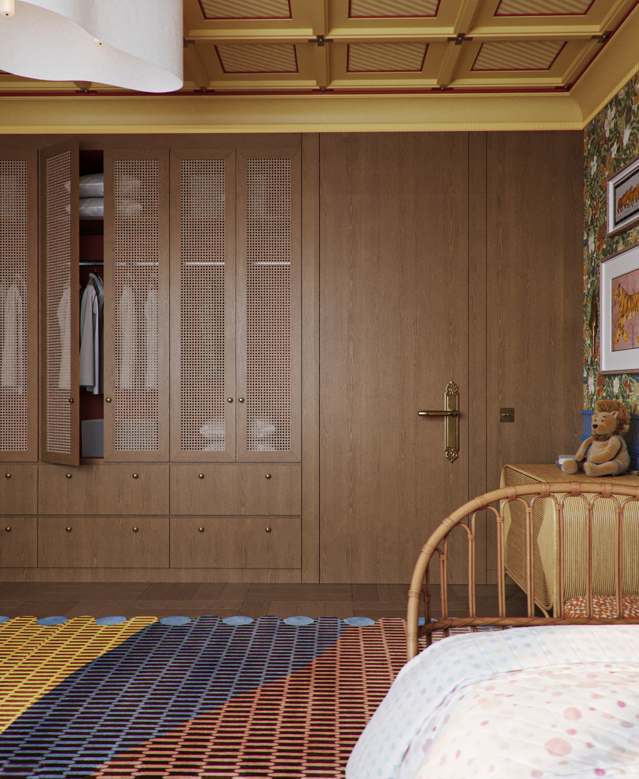 Детская спальня в частном доме 45 m². SHAIMERDINOVA INTERIORS