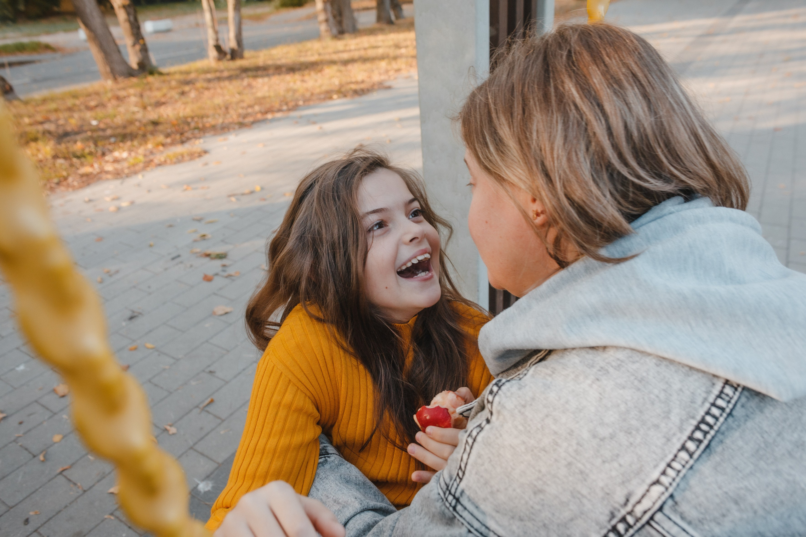 Осенний детский портрет (прогулка). Портретный и репортажный фотограф в Москве, Ольга Ларема
