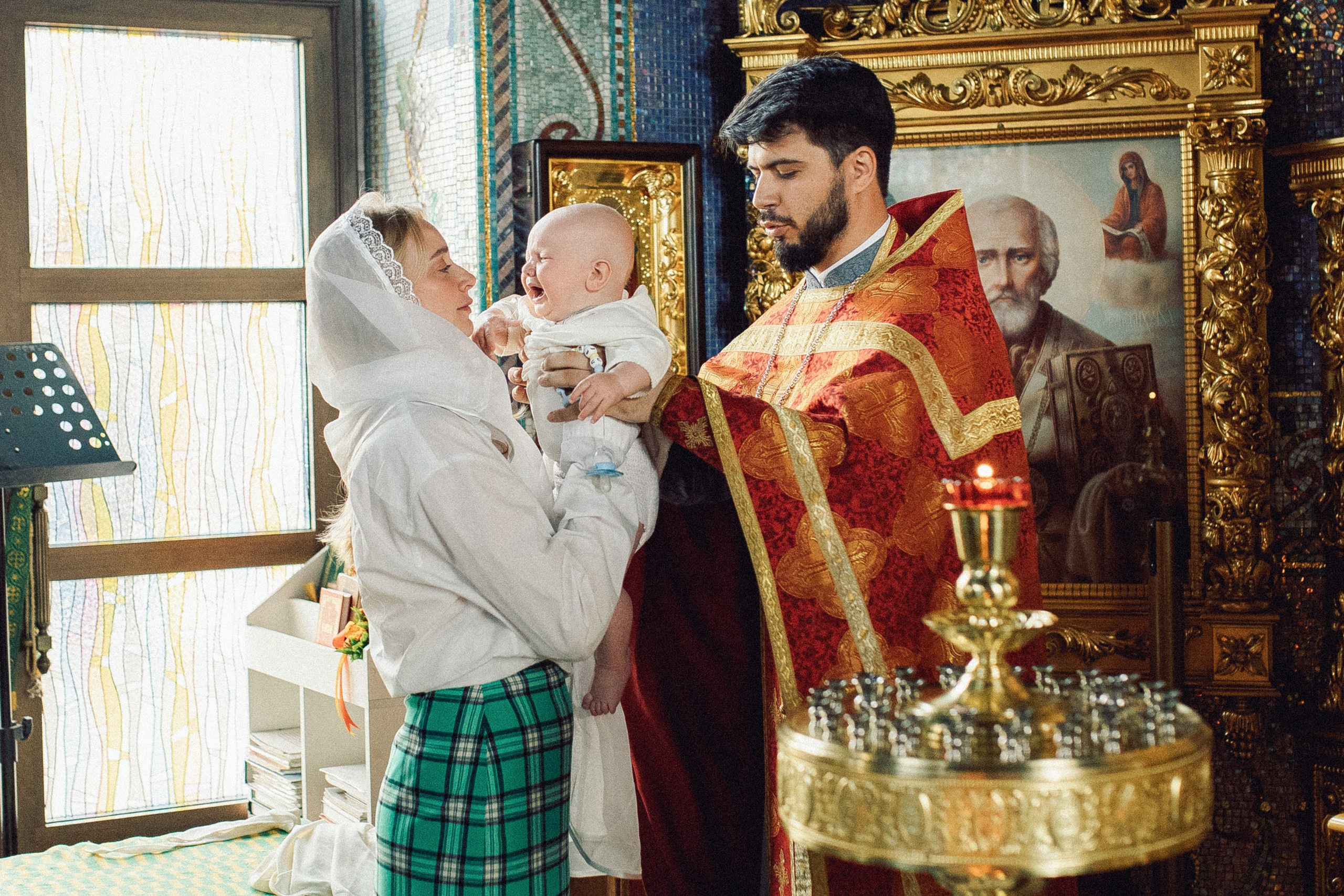 Крещение Леши