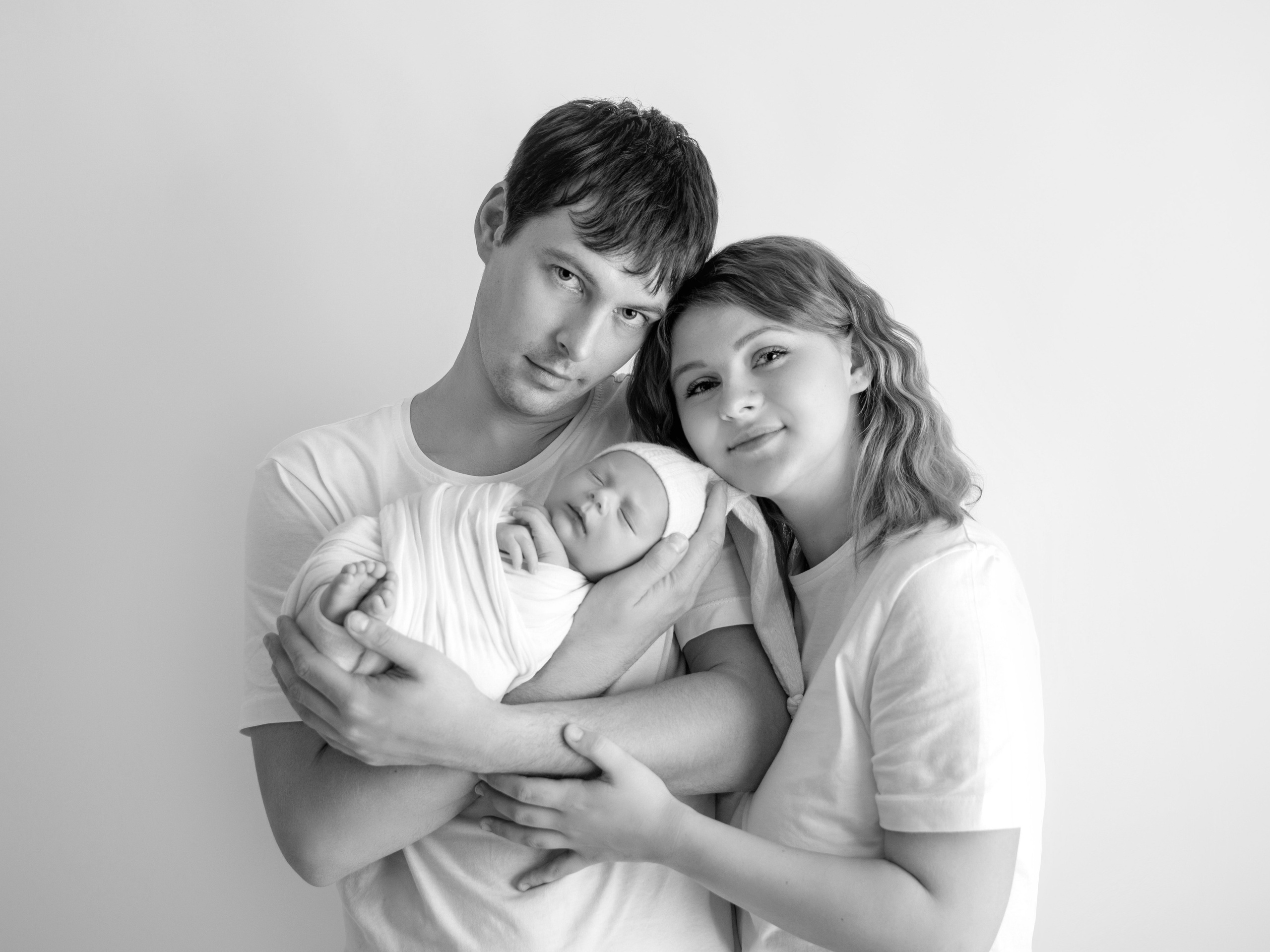 Новогодняя съёмка новорожденных в Краснодаре 2024. Фотограф новорожденных Краснодар Малышенко Надежда