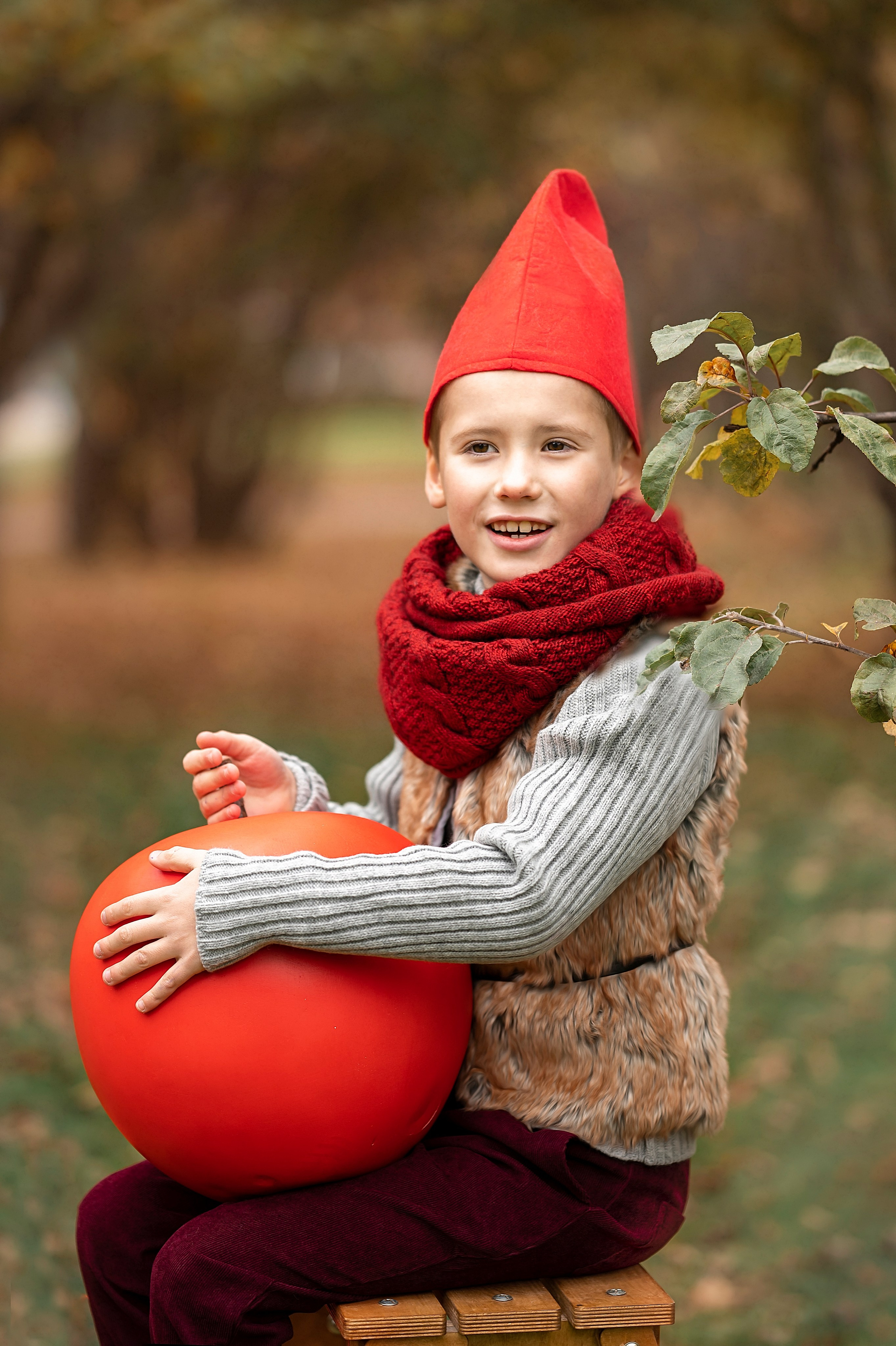 Парк Ангарские пруды «Яблочный фотопроект». Детский и семейный фотограф г. Москва Оксана Катаджи