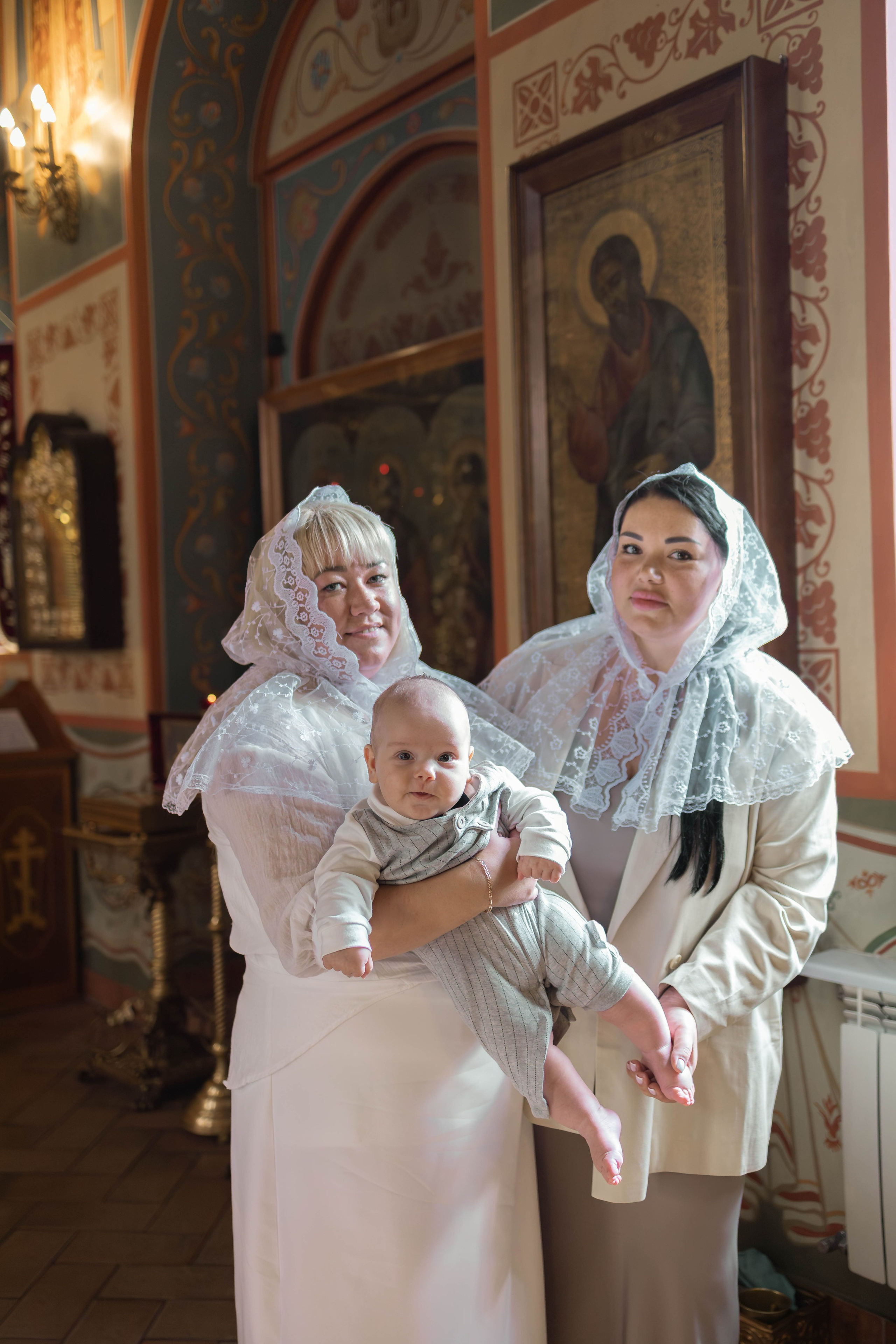 Таинство Крещения Евгения. Фотограф новорождённых Newborn Москва