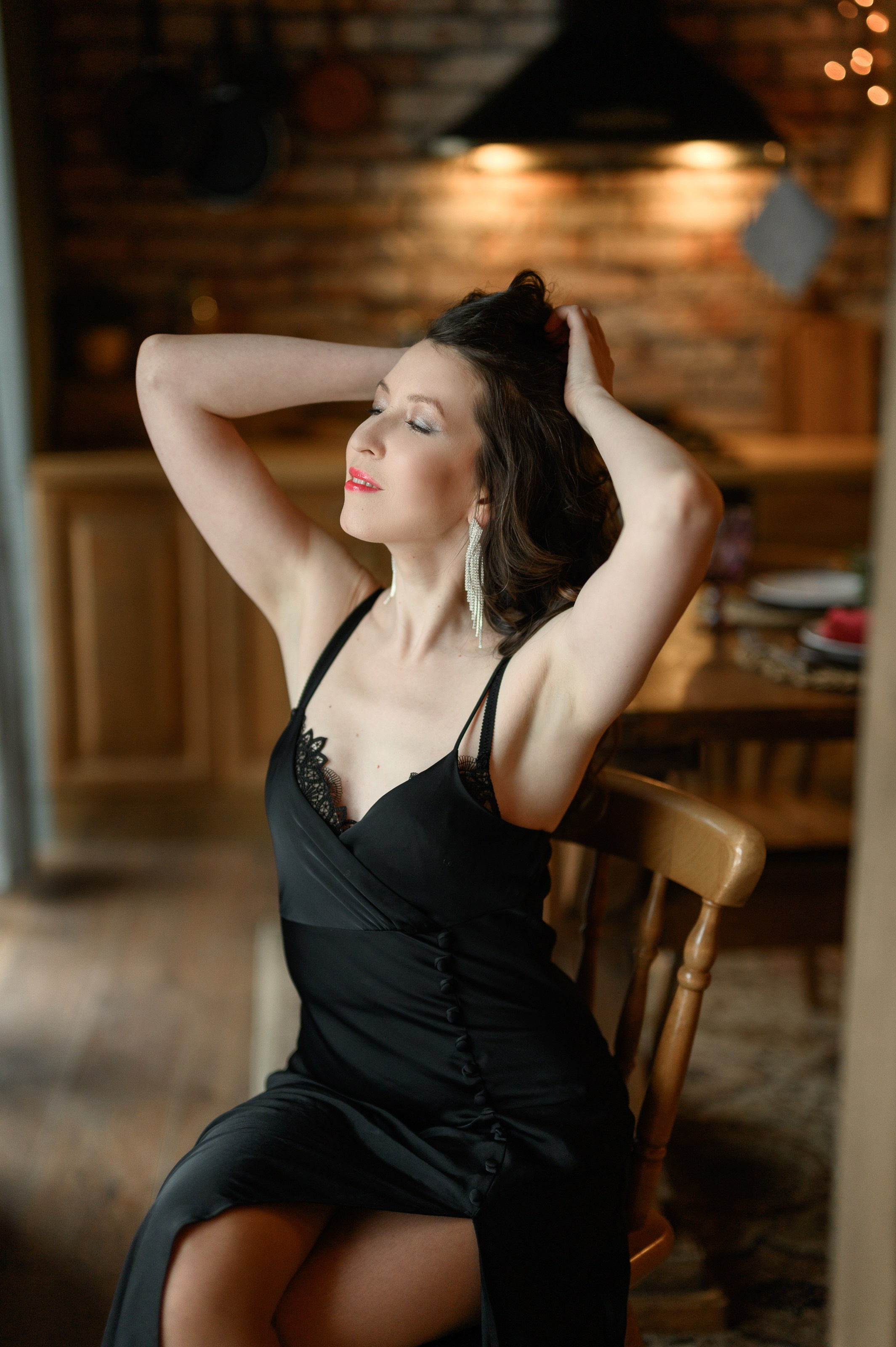 Новогодняя фотосессия в зале Шале фотостудии Мимика. Semerlina.ru