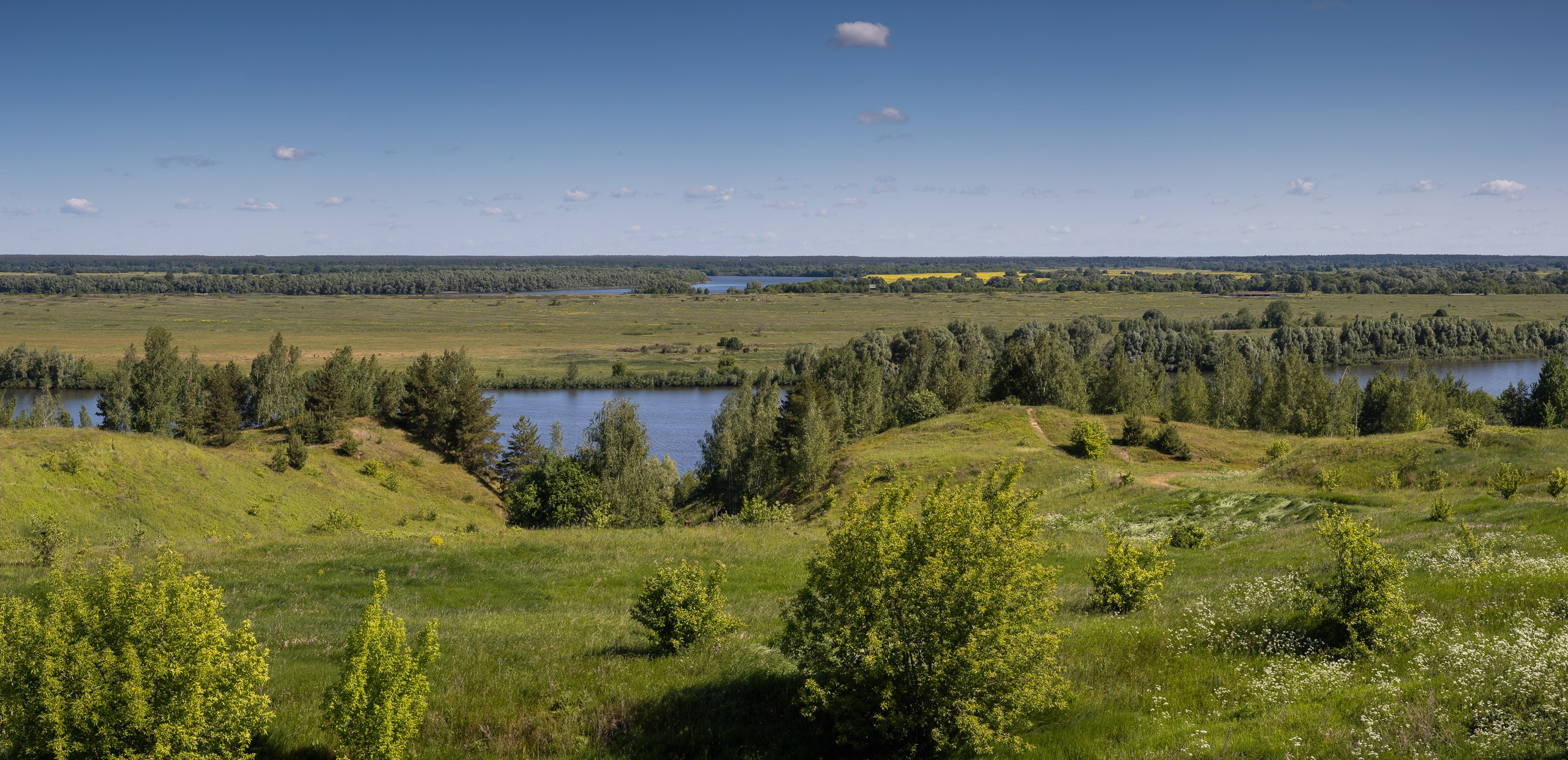 Пейзаж в Константиново - родине Есенина