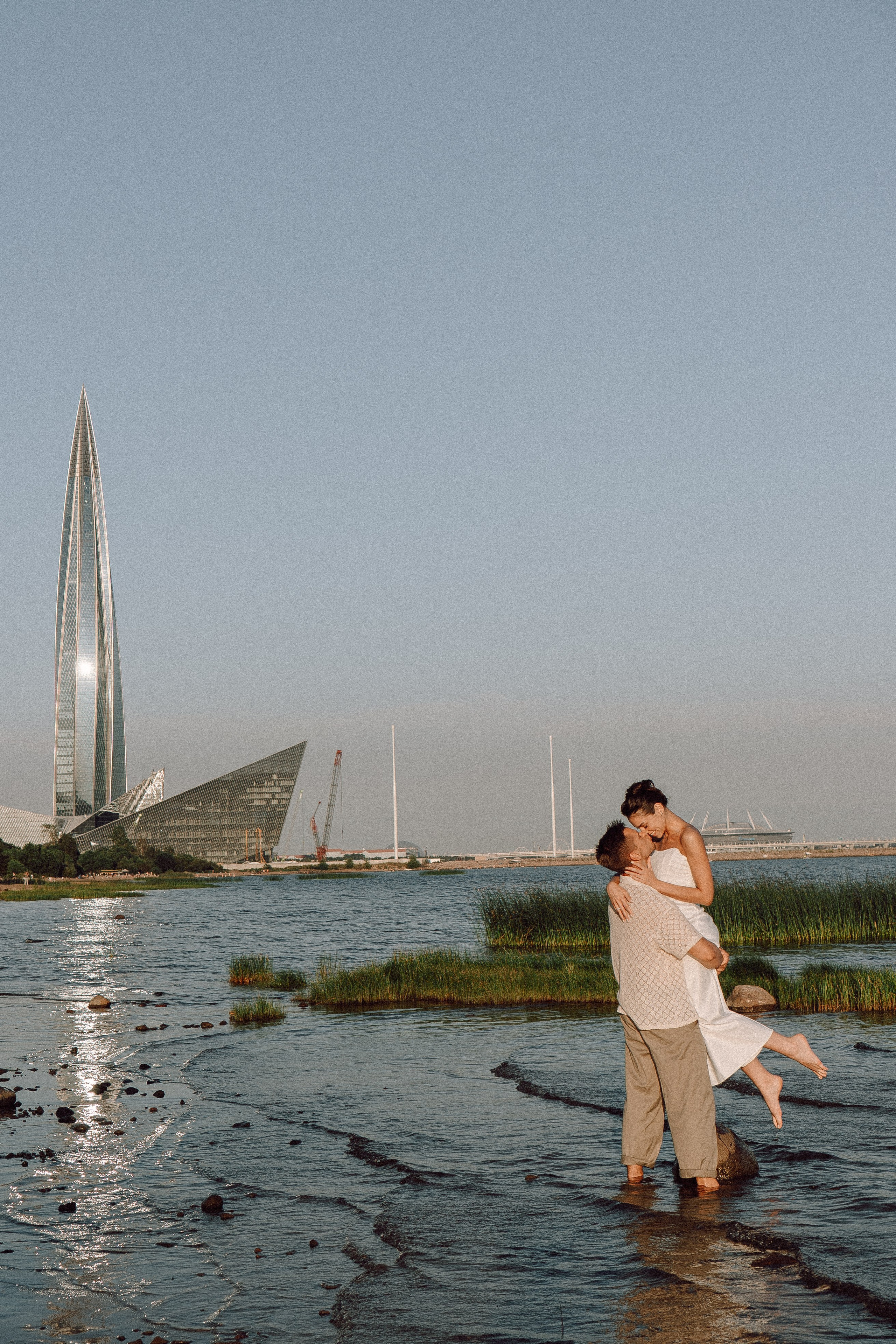 СВАДЕБНАЯ ФОТОСЕССИЯ ВЫЕЗДНОЙ ЦЕРЕМОНИИ (ФИНСКИЙ ЗАЛИВ). Профессиональный фотограф, Санкт-Петербург — Виктория Богомолова