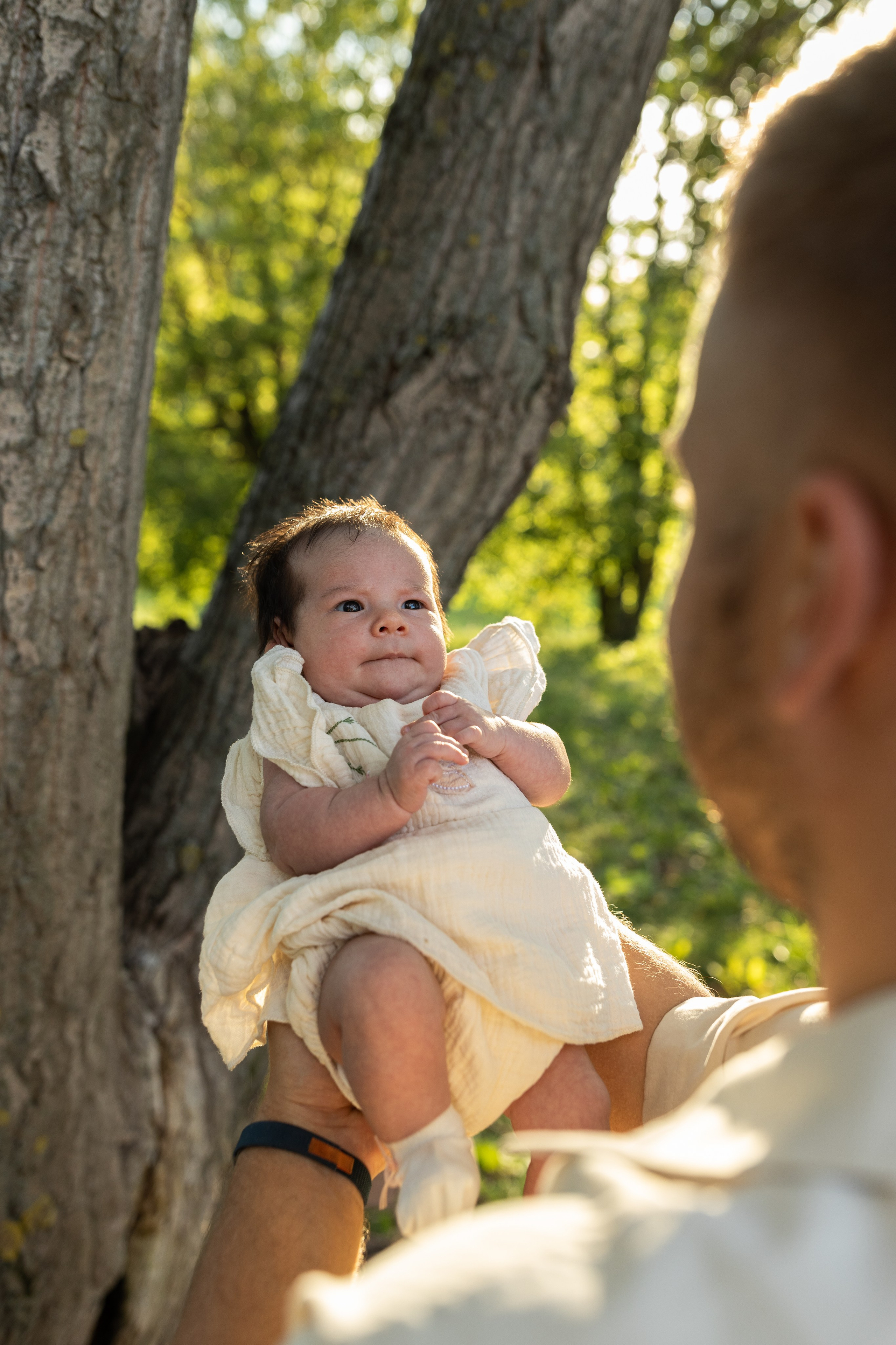 1 месяц Саше — летний пикник в парке. Семейный и детский фотограф в Москве Олеся Маркина