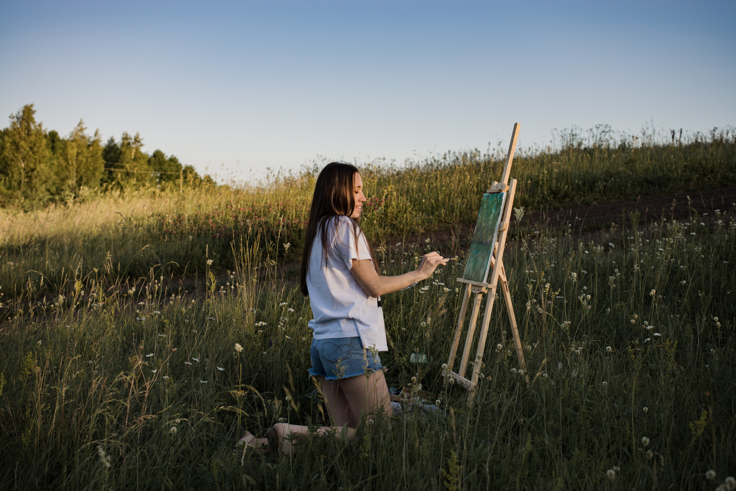 Виктория художник. Фотограф Людмила Белова