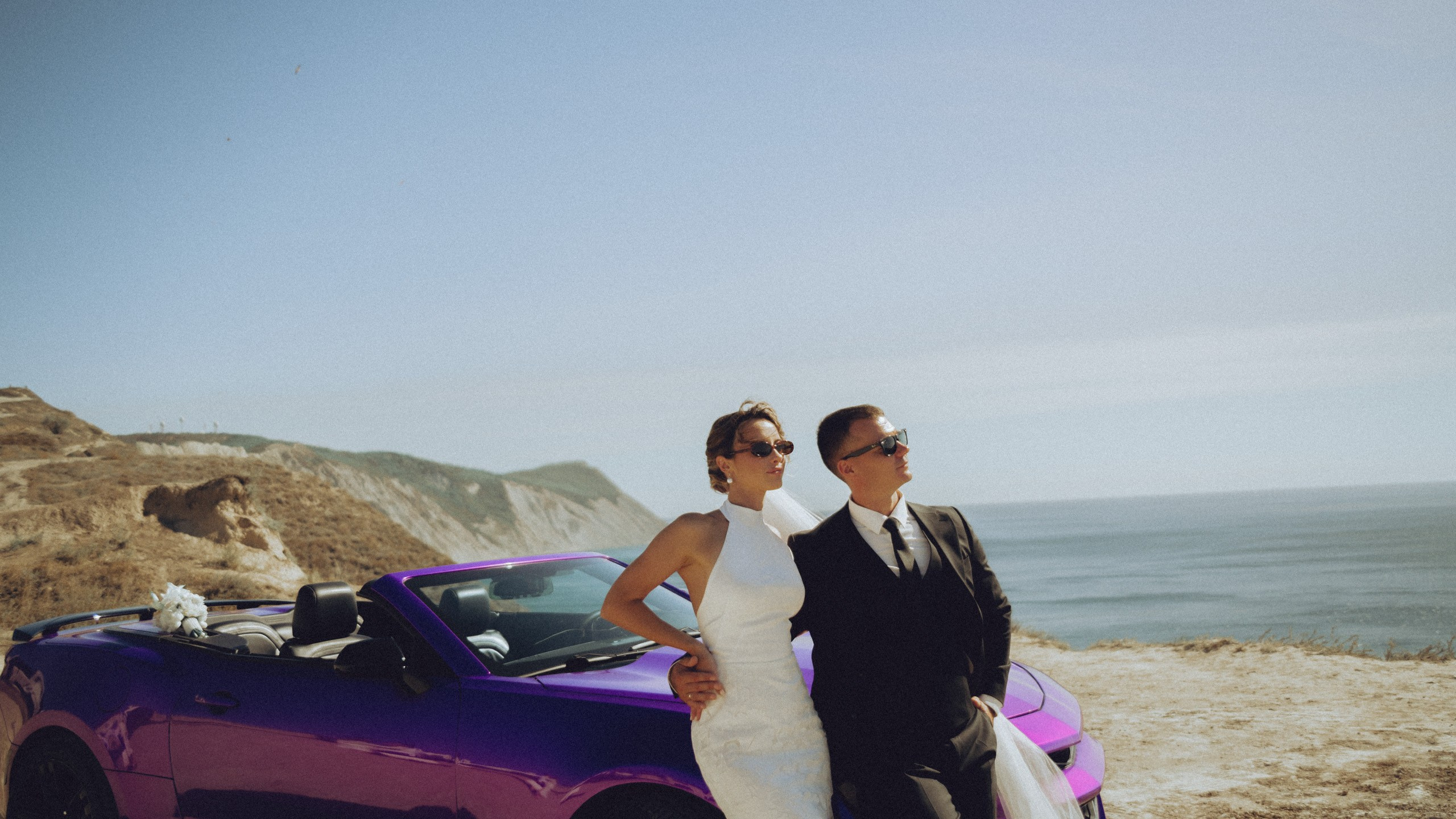 На кабриолете. Фотограф и Видеограф Анапа, Новороссийск, Краснодар. Алина и Женя