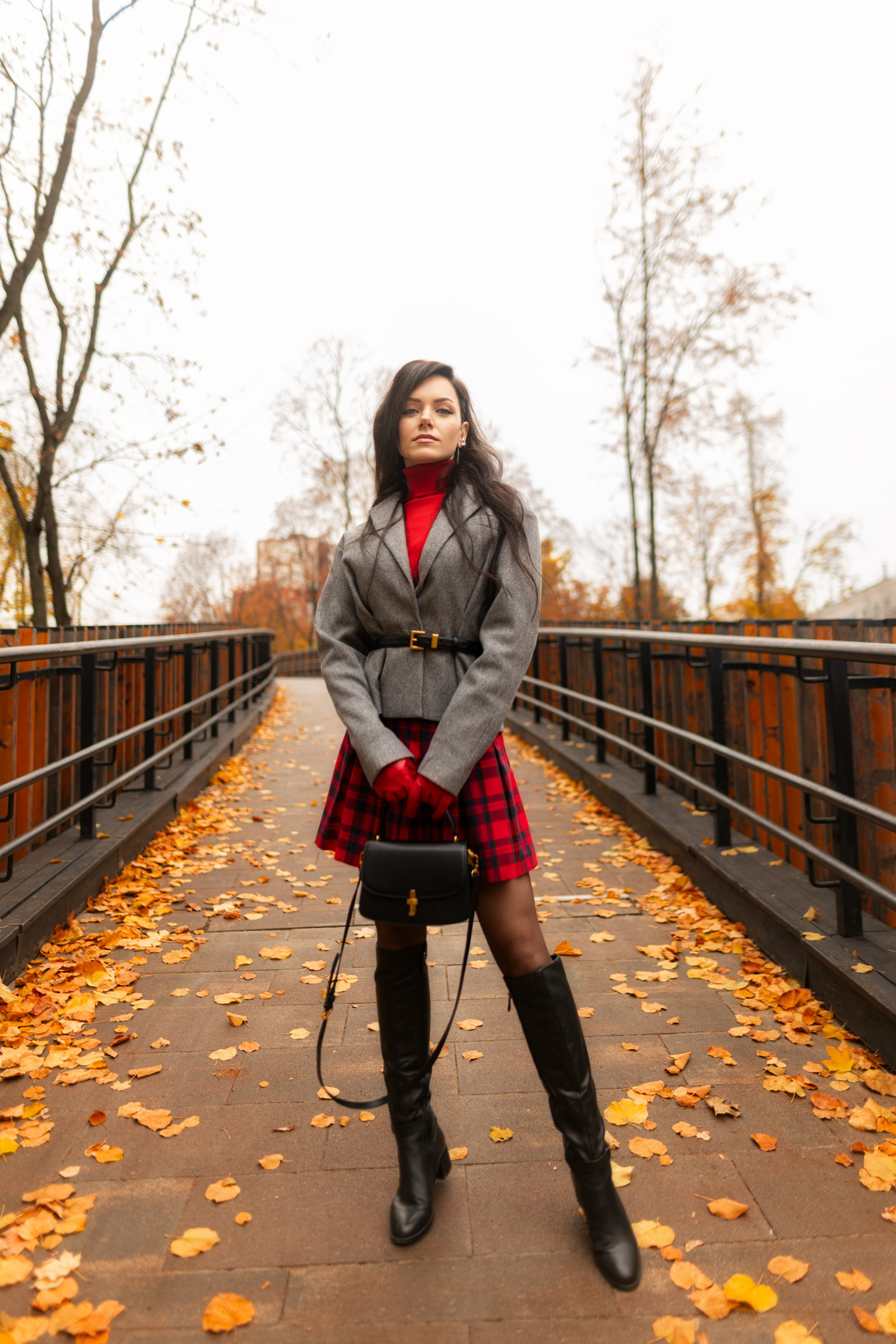 Фотосет с Екатериной в парке на осеннюю тему для «себя»