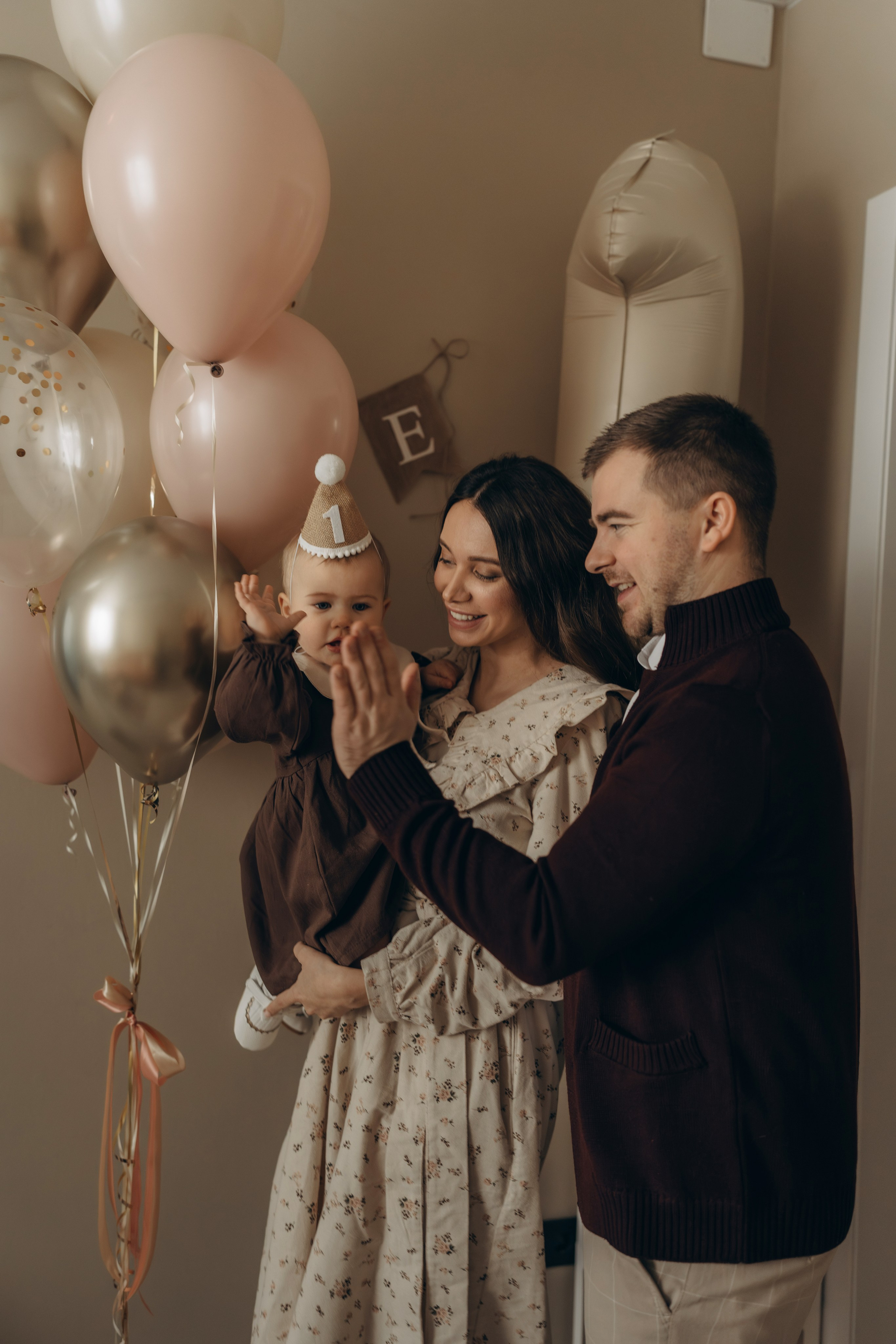 Первый день рождения. Семейный фотограф Москва. Фотограф беременности и материнства Москва