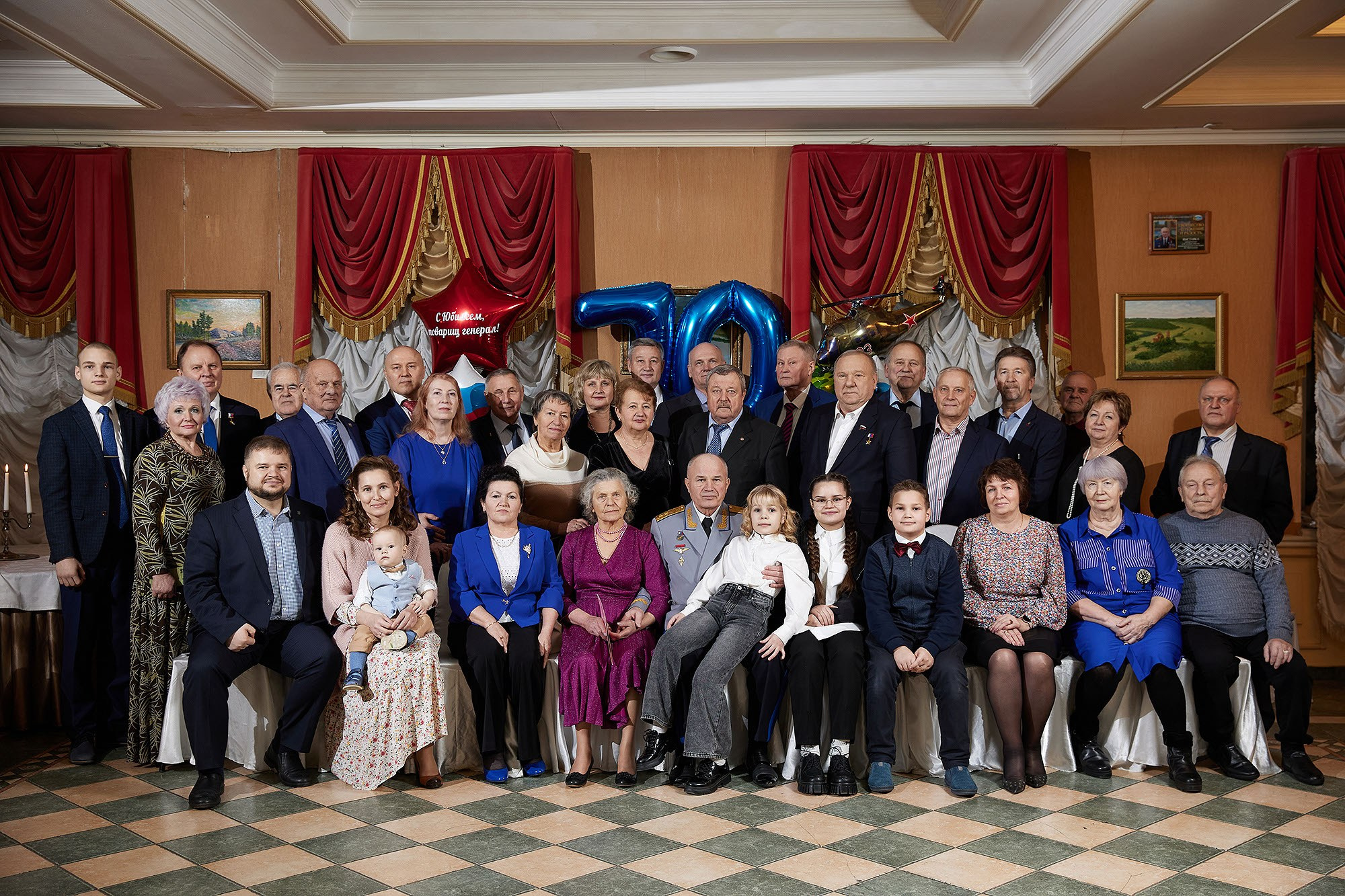 Фотосессия на юбилей или день рождения. Фотограф в Москве Валерий Боцман