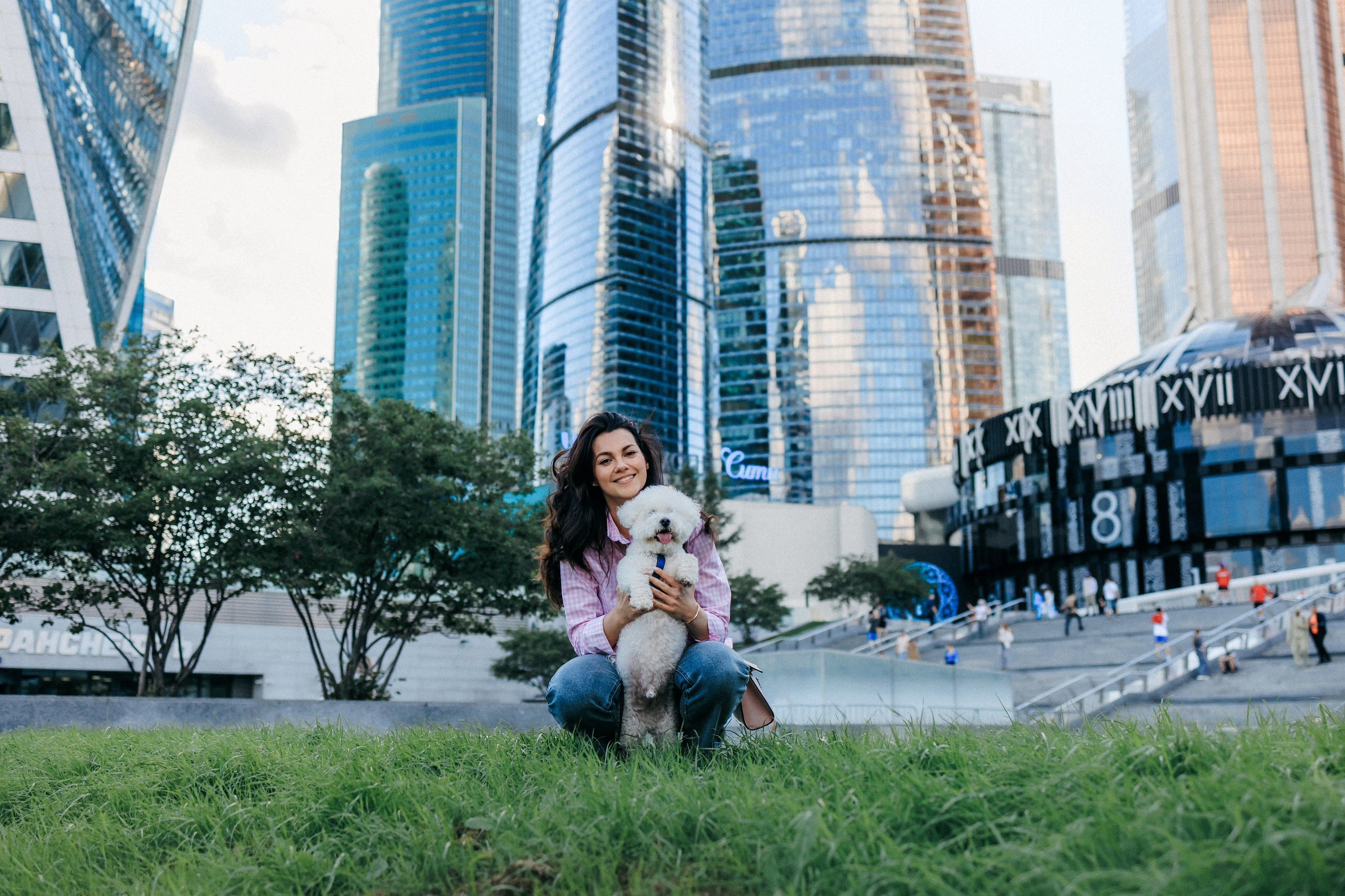 Марина, Данил и Бруно. Фотограф-анималист Елена Радченко, Москва