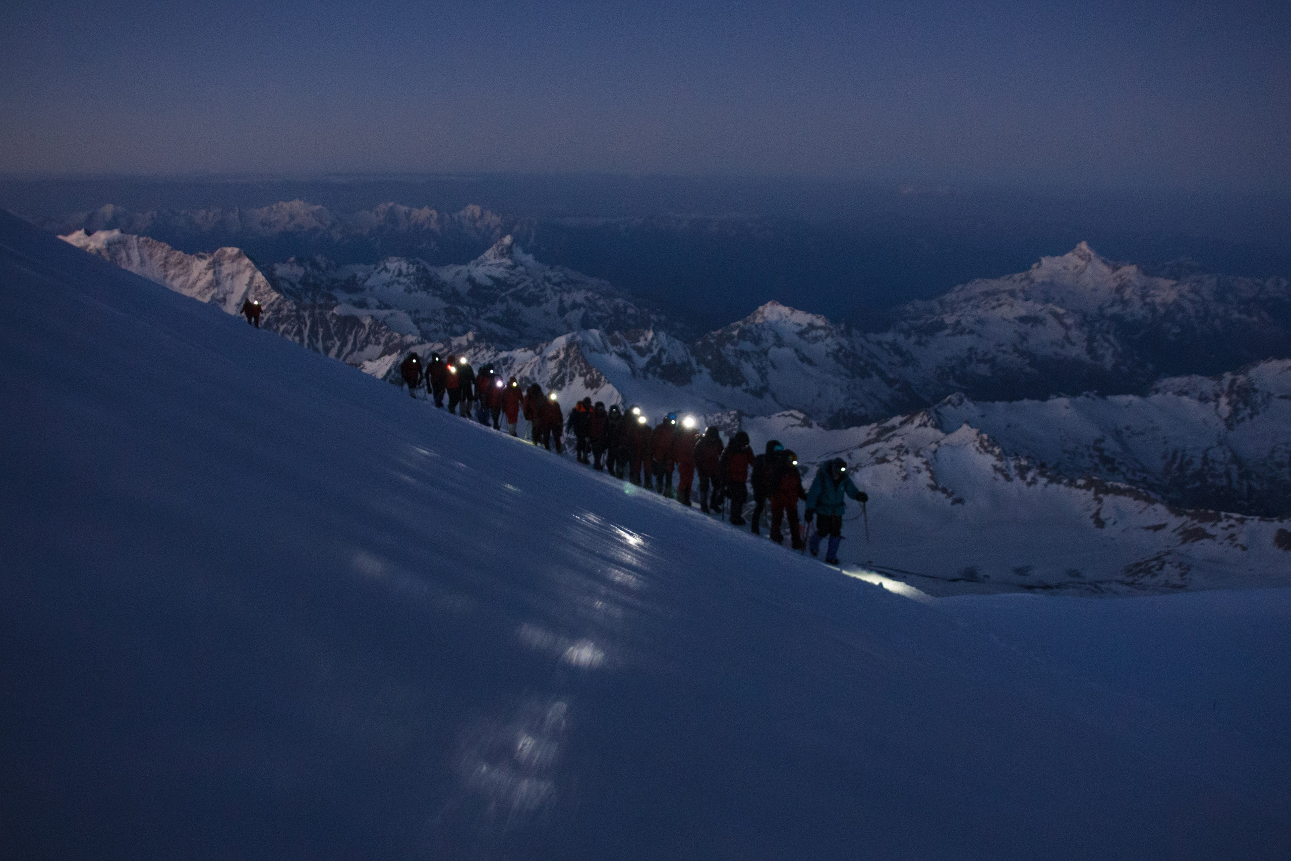 Восхождение на Эльбрус (пример съемки). Фотограф Котий Даниил