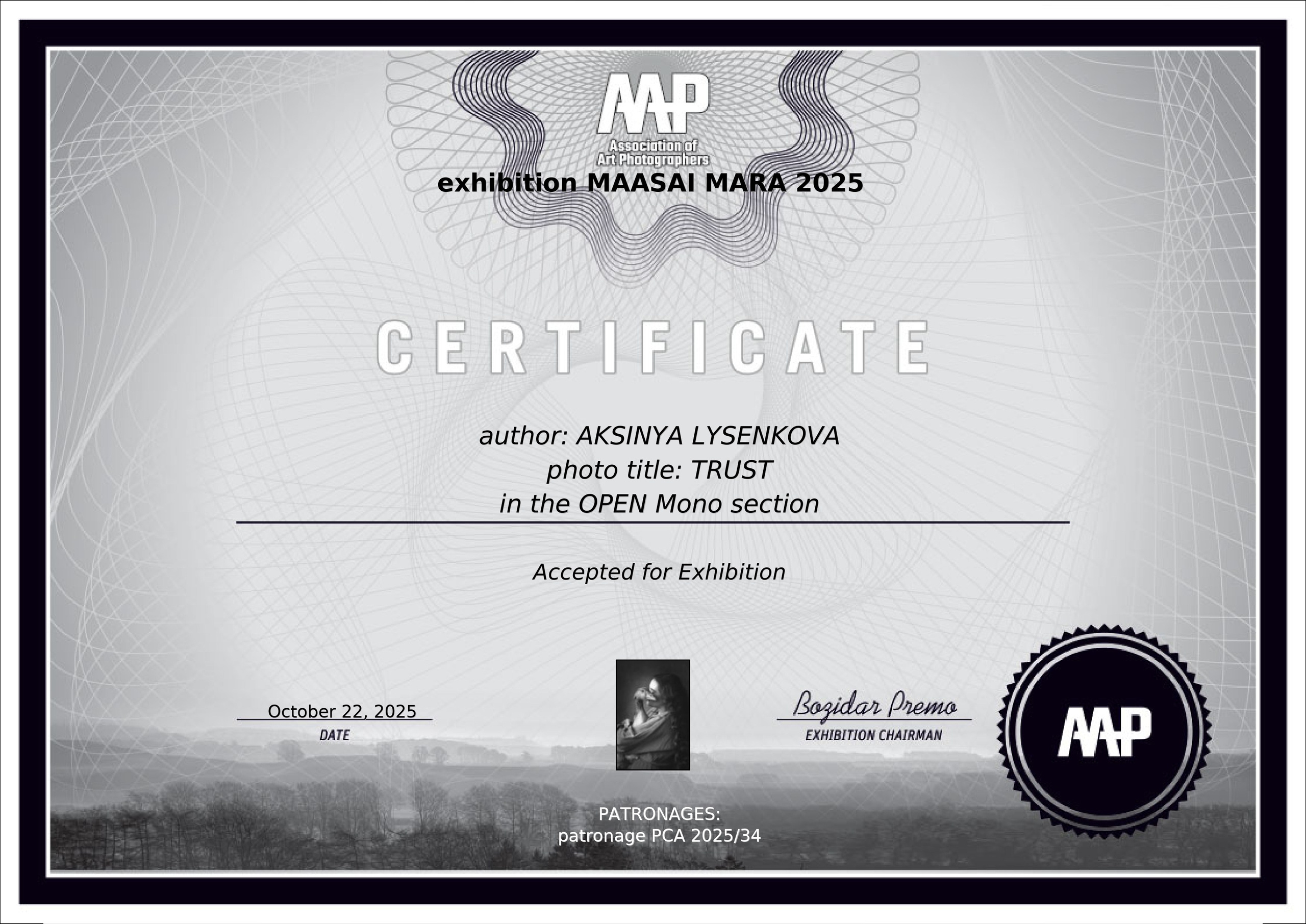 Дипломы. Детский, семейный фотограф в Ижевске и Москве Аксинья Лысенкова ADEN