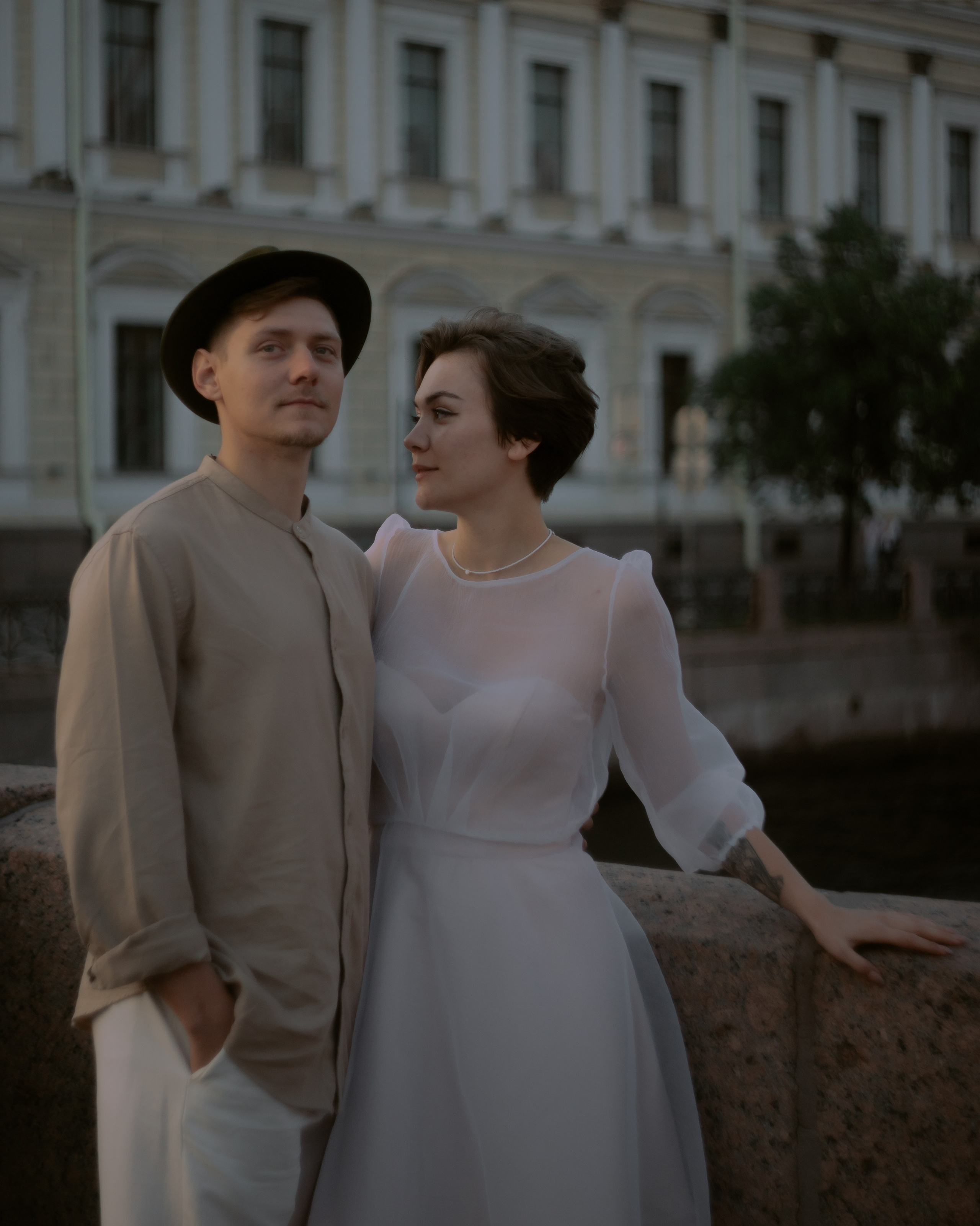 Свадебная нуарная фотосессия в Петербурге. Свадебный фотограф в Санкт-Петербурге Миша Репина