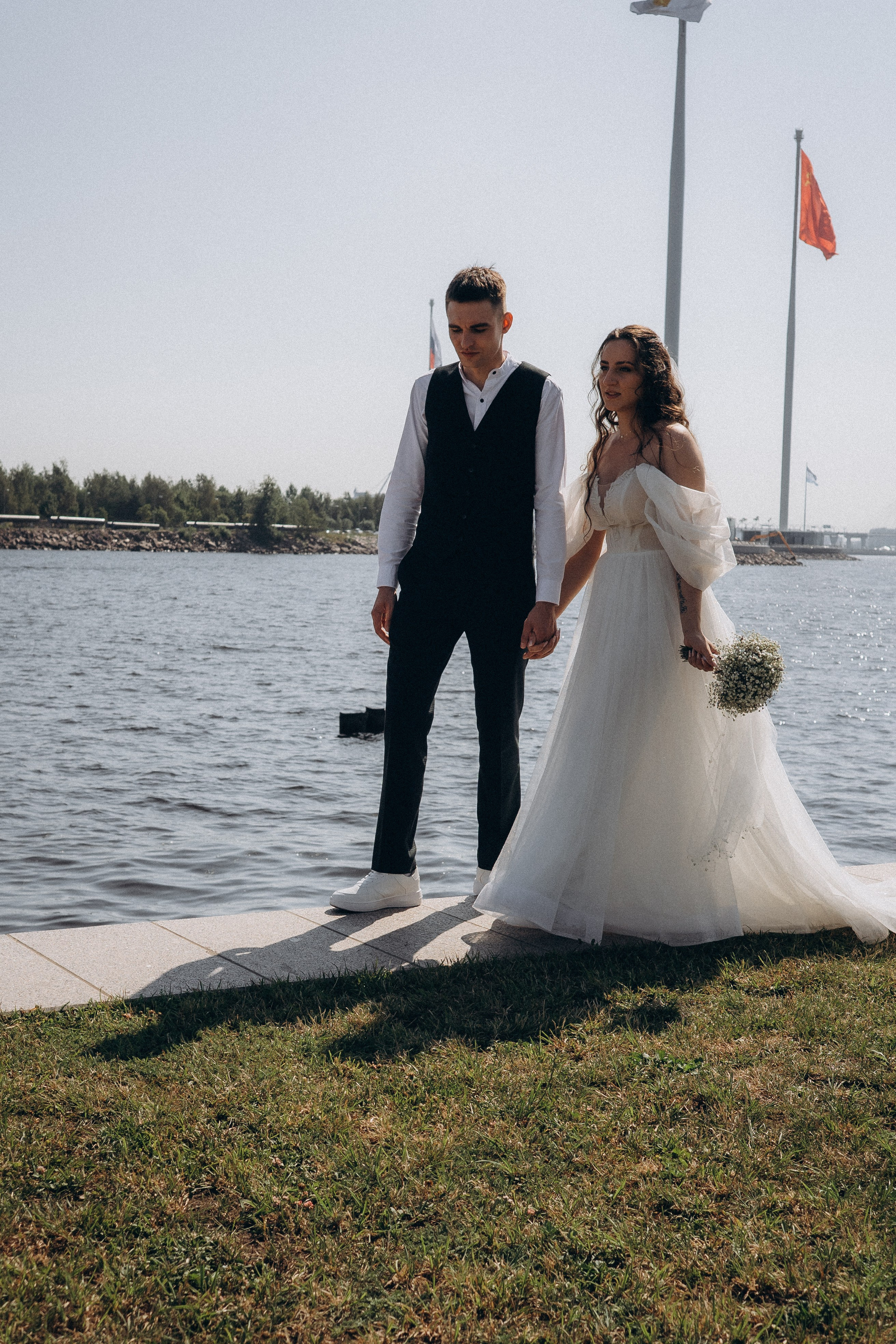 СВАДЕБНАЯ СЬЕМК В ПАРКЕ 300-ЛЕТИЯ. Профессиональный фотограф, Санкт-Петербург — Виктория Богомолова