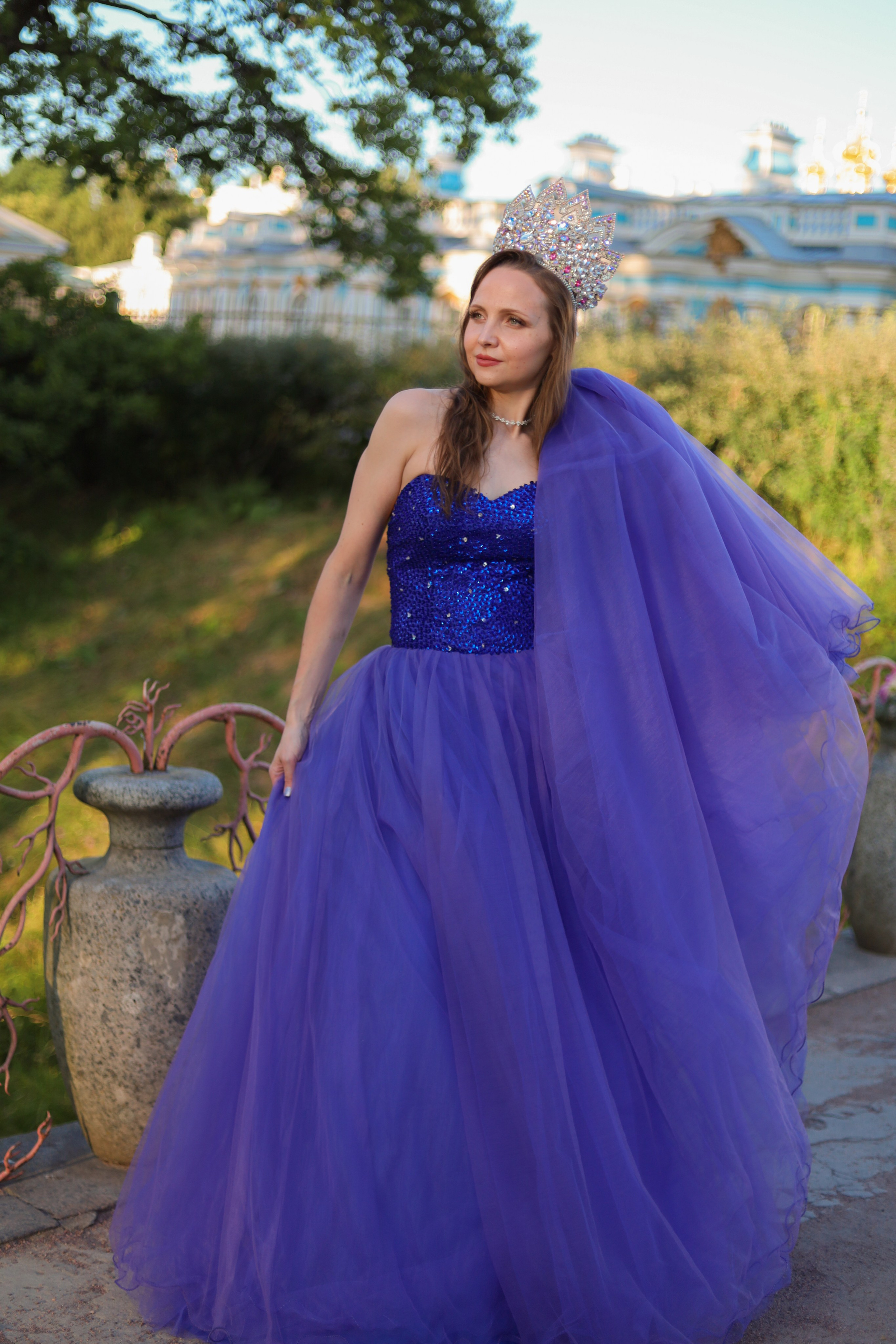 Царское село. Победительница конкурса красоты. Женский портрет. Корона. Портфолио
