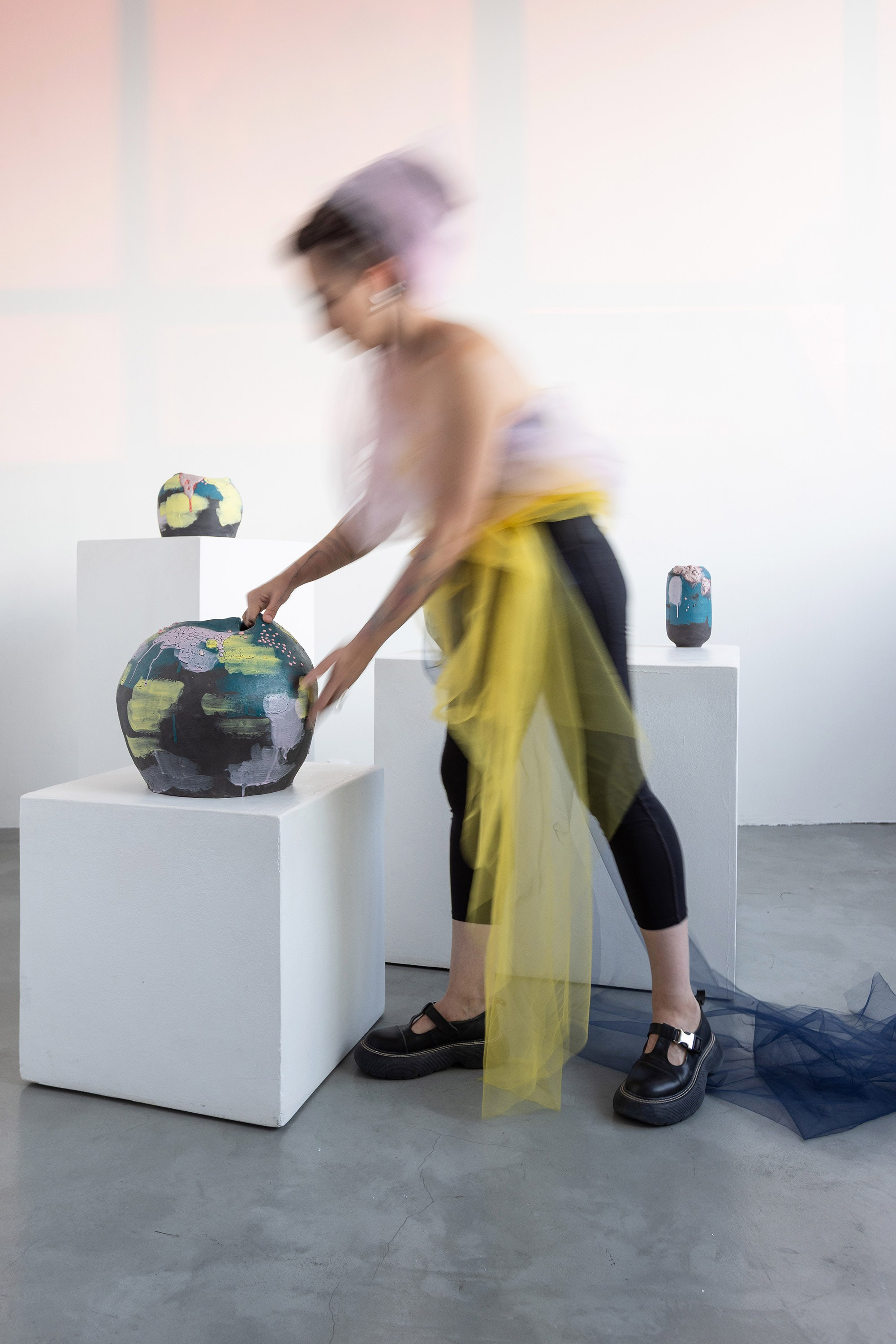 Арлекин. Художник керамист Вика Уйстрайх