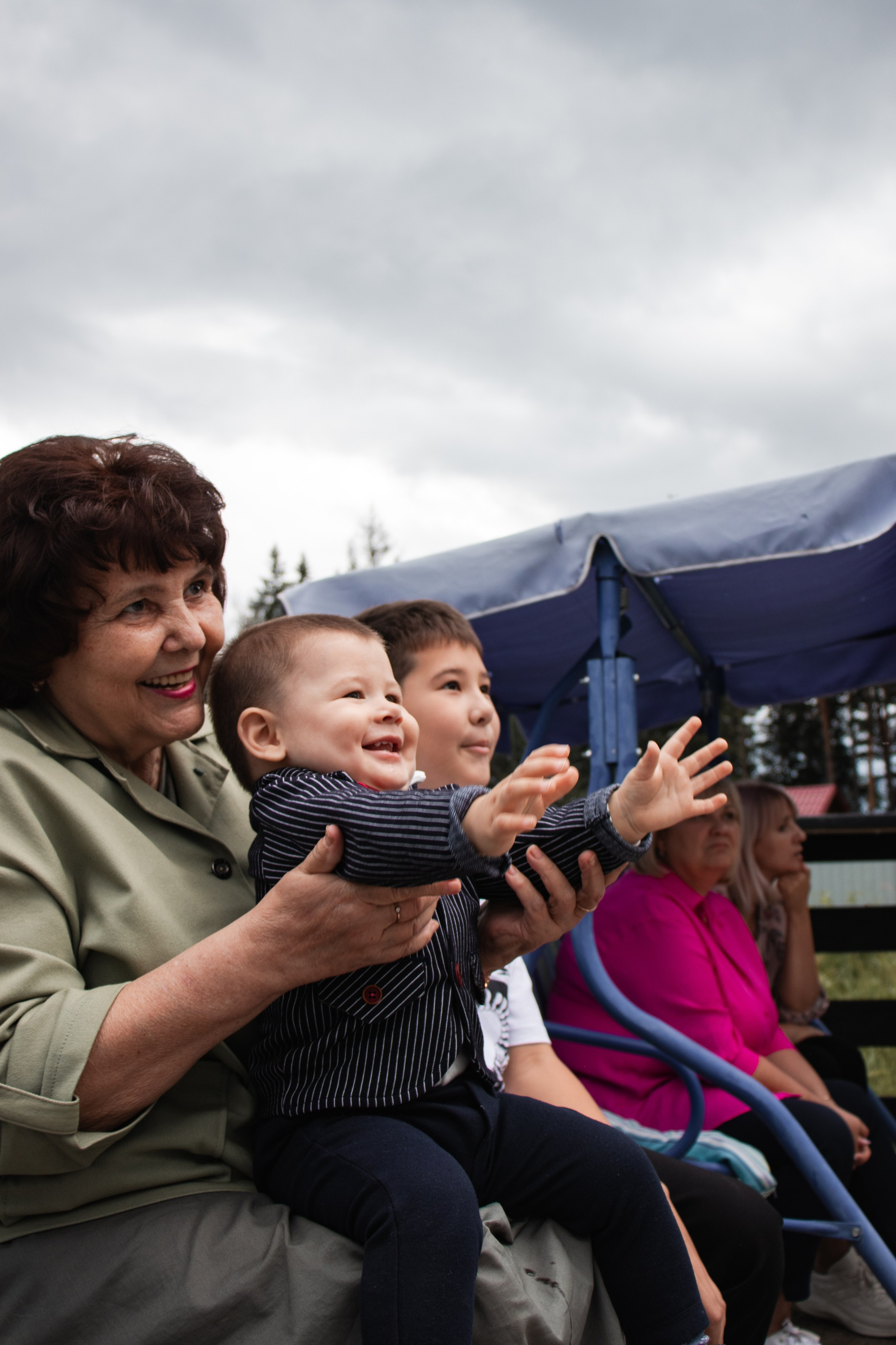Семейная фотосессия и день рождения в городе Томск
