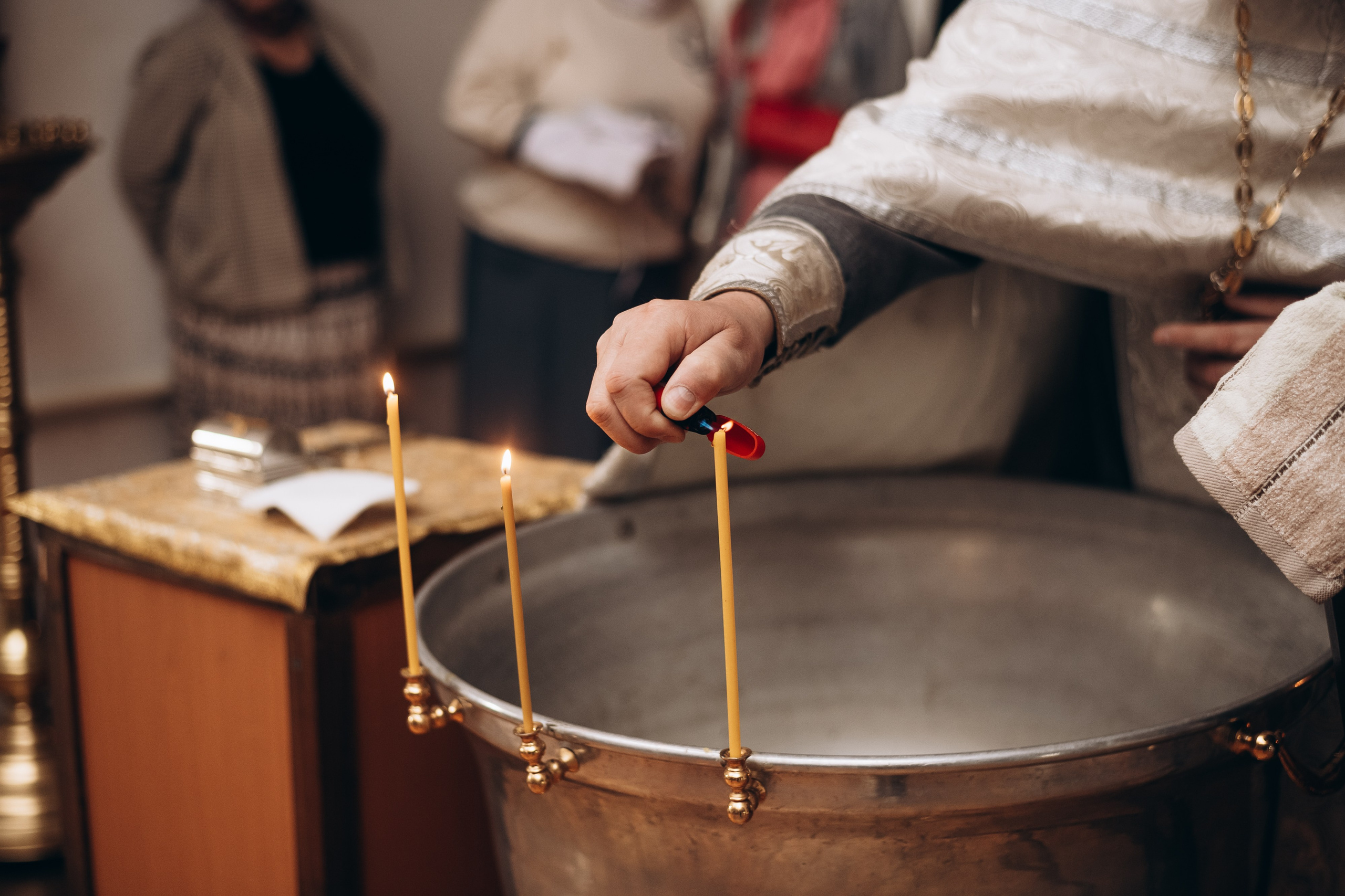 Крещение в Свято-Лукиановой пустыни, г. Александров