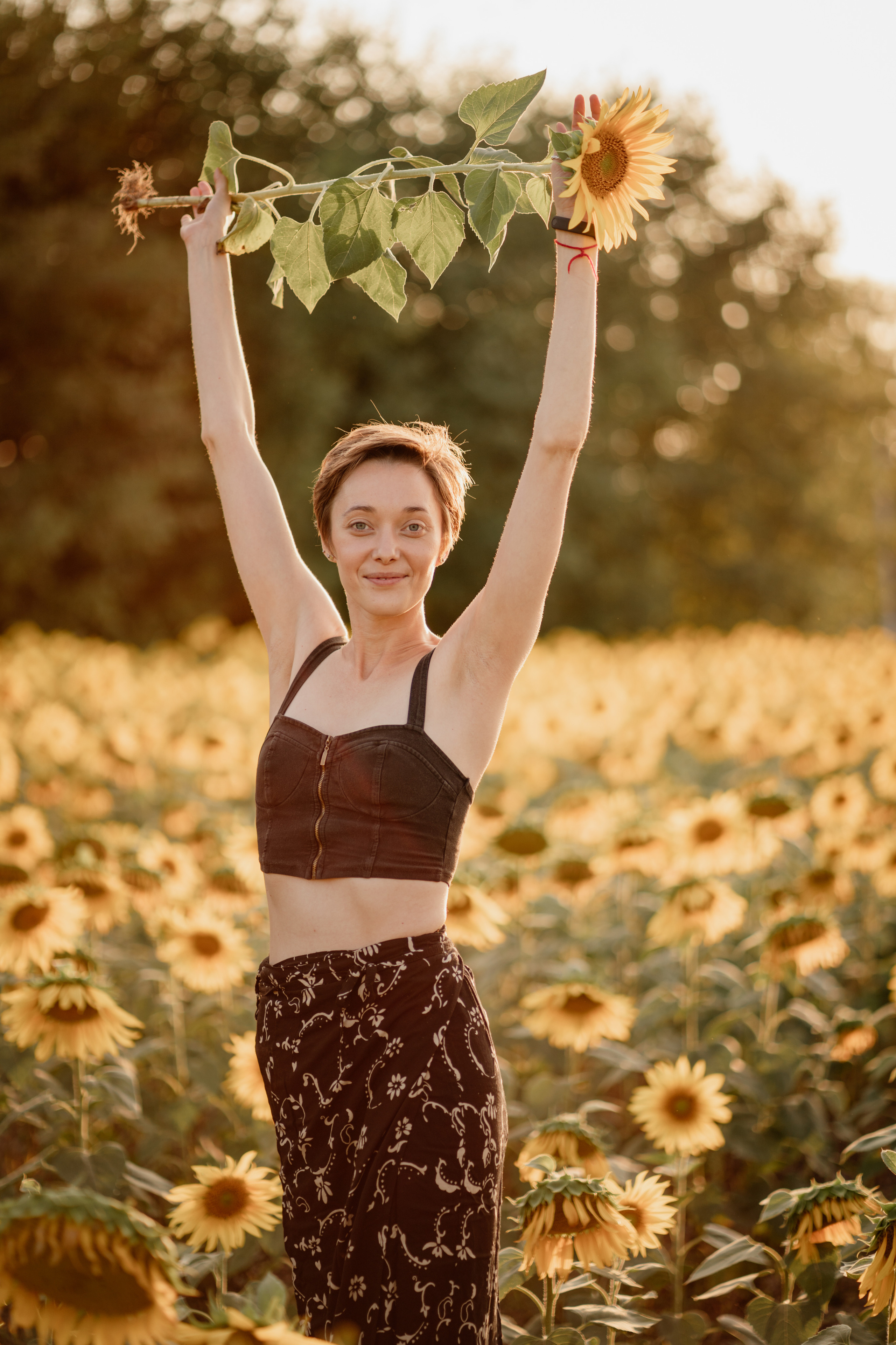 Анна и подсолнухи. Мира Назарова / Фотограф / Специалист по личному
