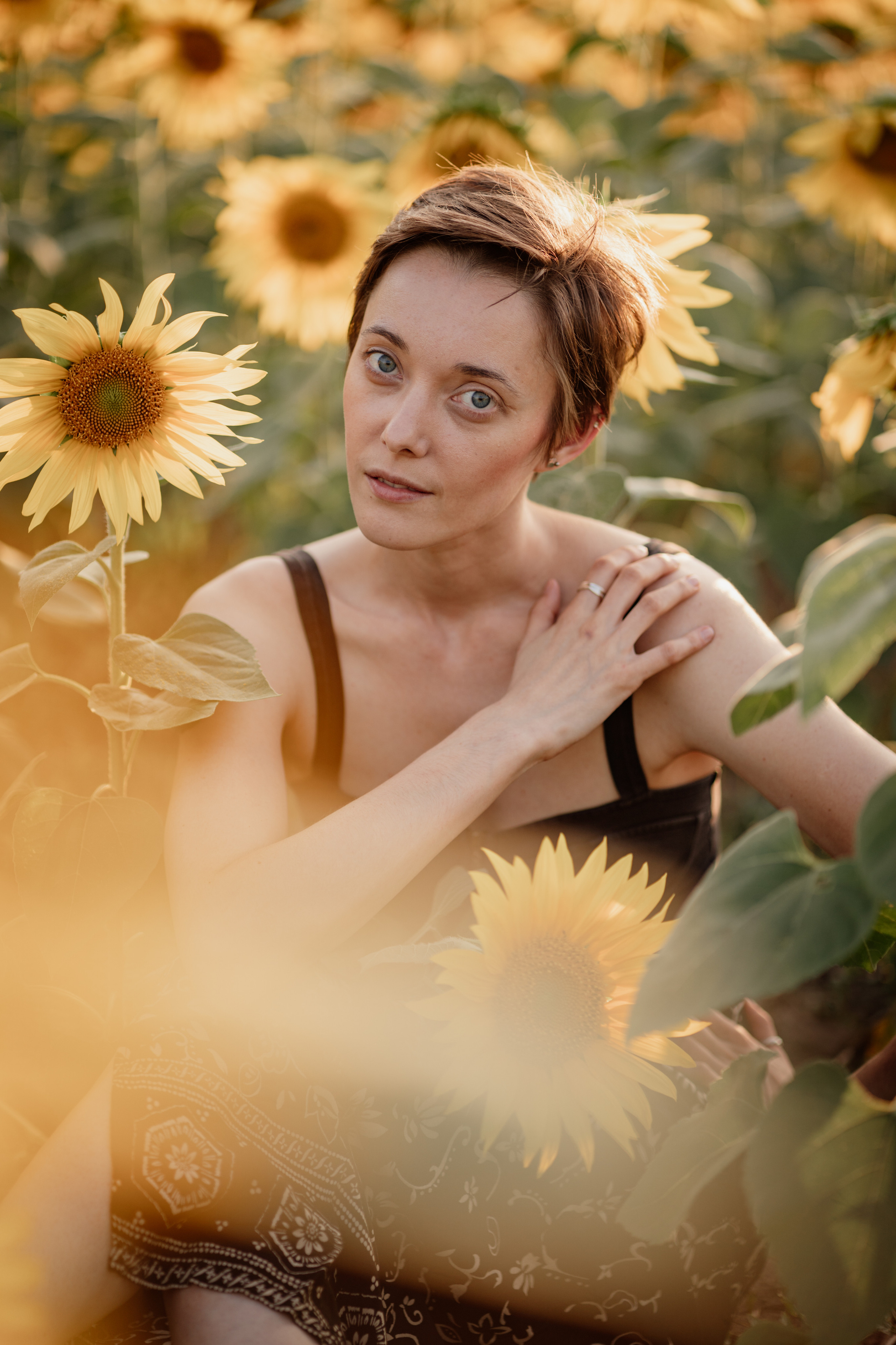 Анна и подсолнухи. Мира Назарова / Фотограф / Специалист по личному