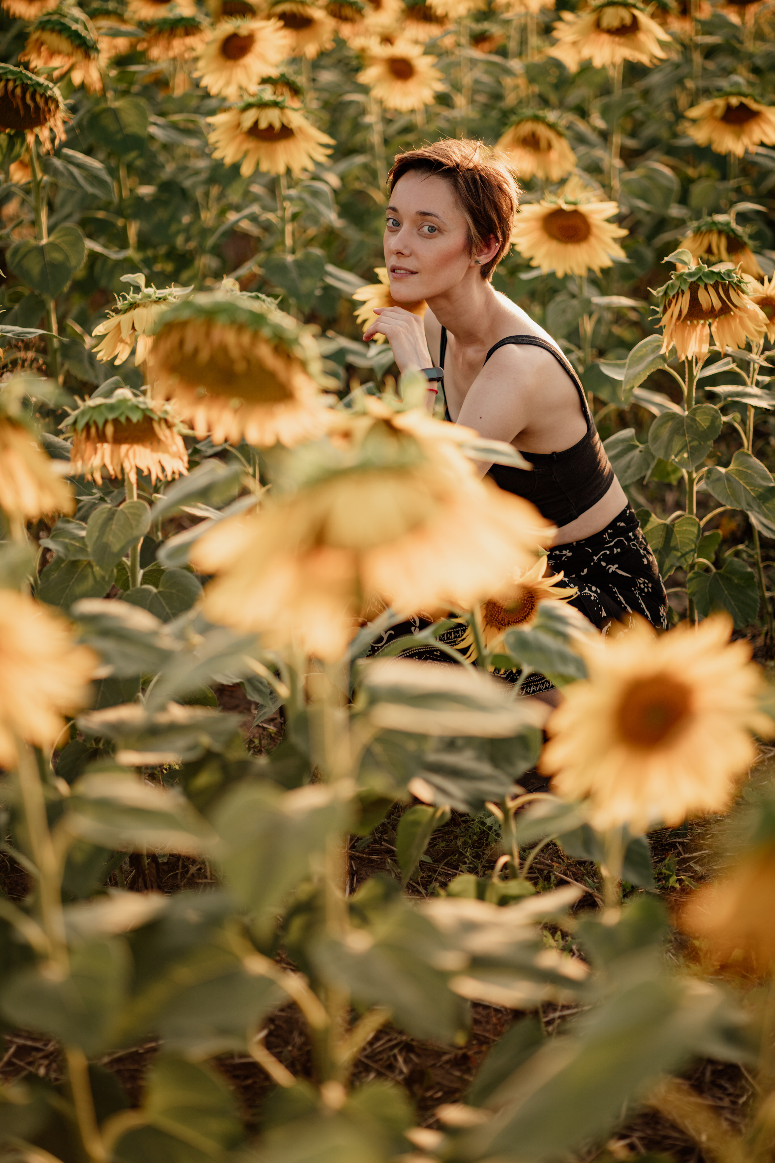 Анна и подсолнухи. Мира Назарова / Фотограф / Специалист по личному