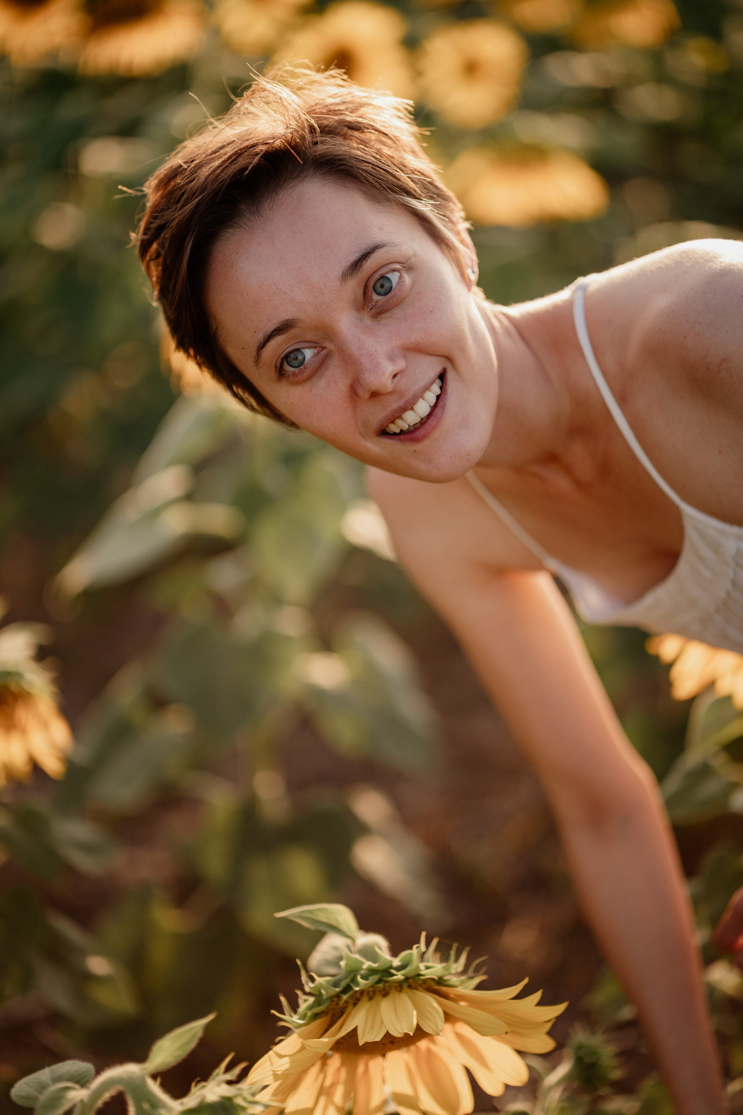 Анна и подсолнухи. Мира Назарова / Фотограф / Специалист по личному