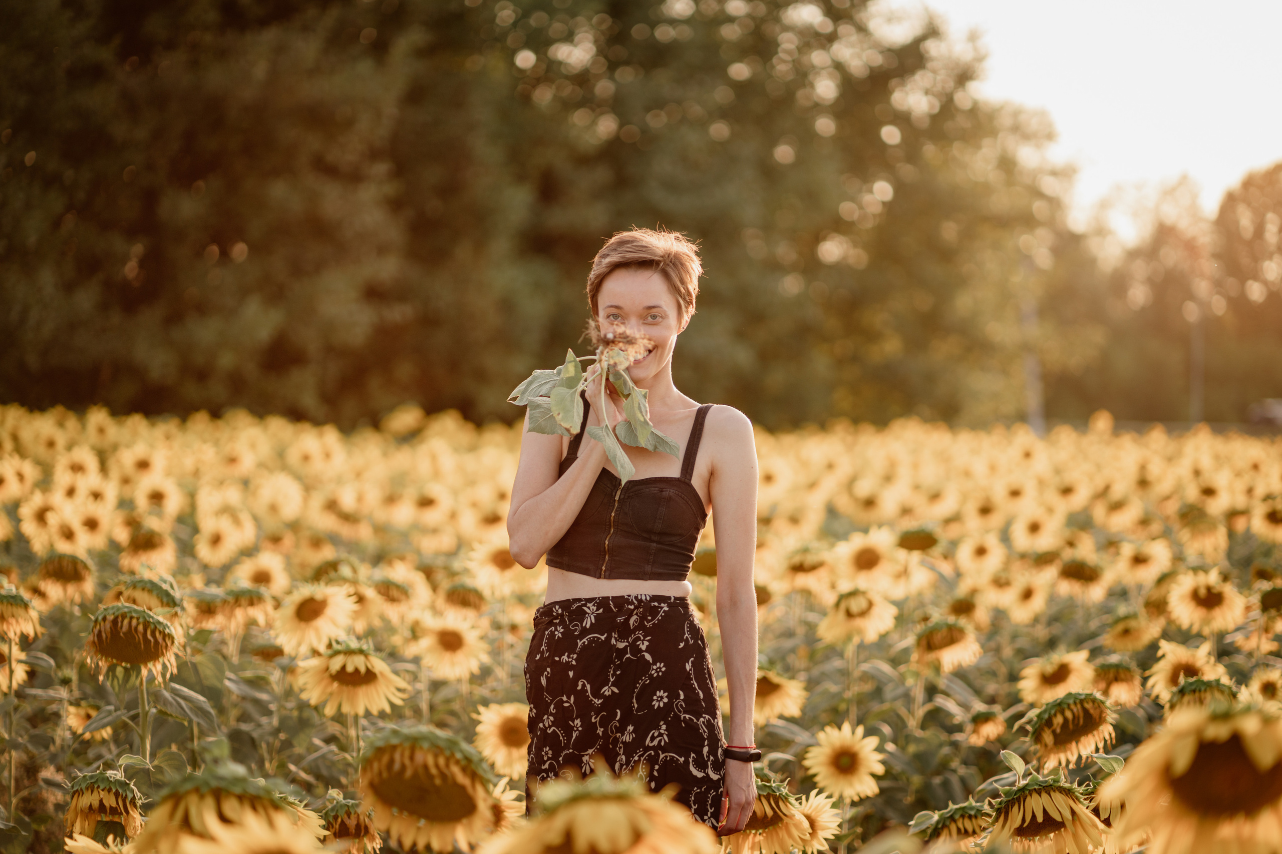 Анна и подсолнухи. Мира Назарова / Фотограф / Специалист по личному