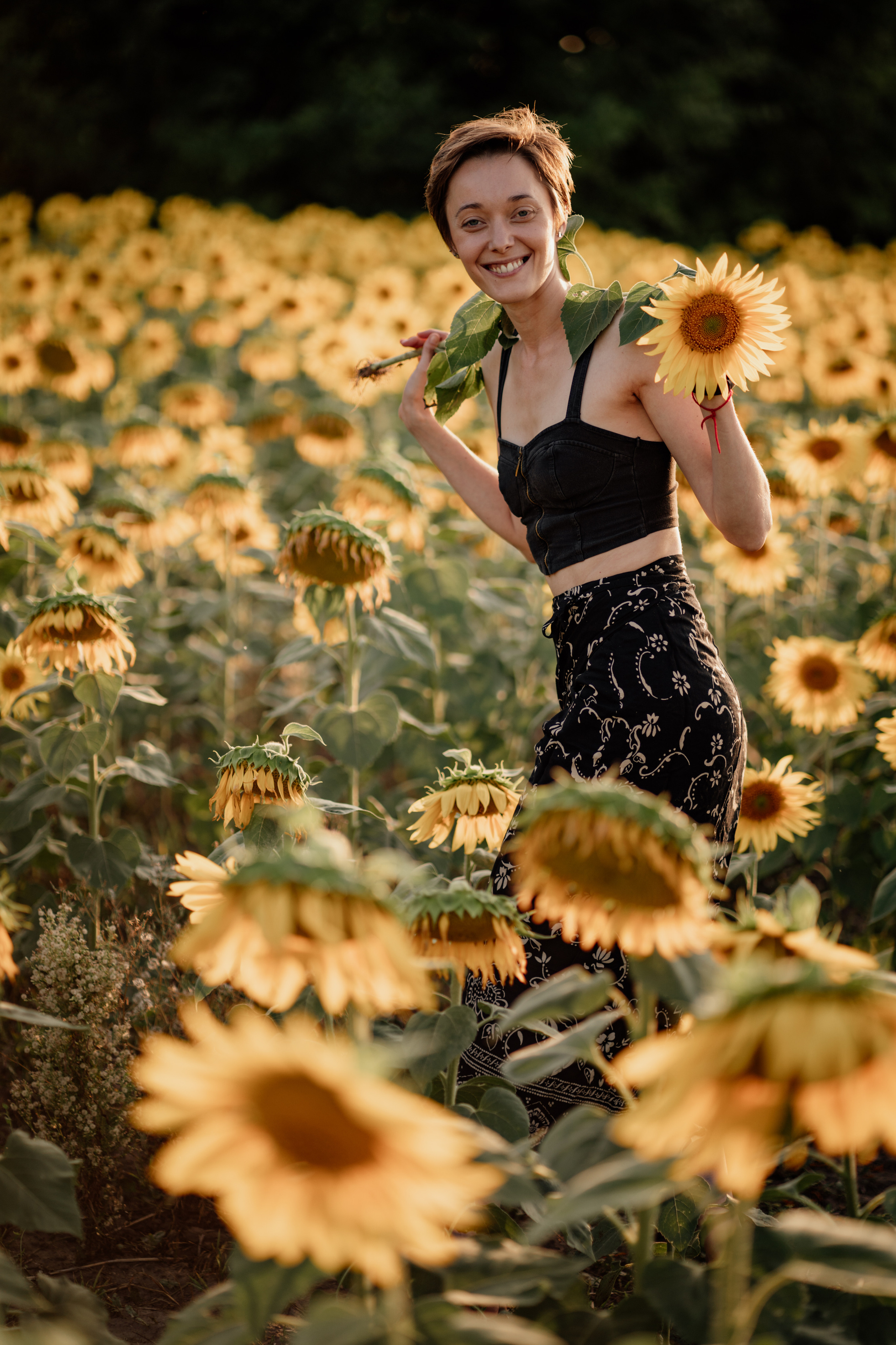 Анна и подсолнухи. Мира Назарова / Фотограф / Специалист по личному