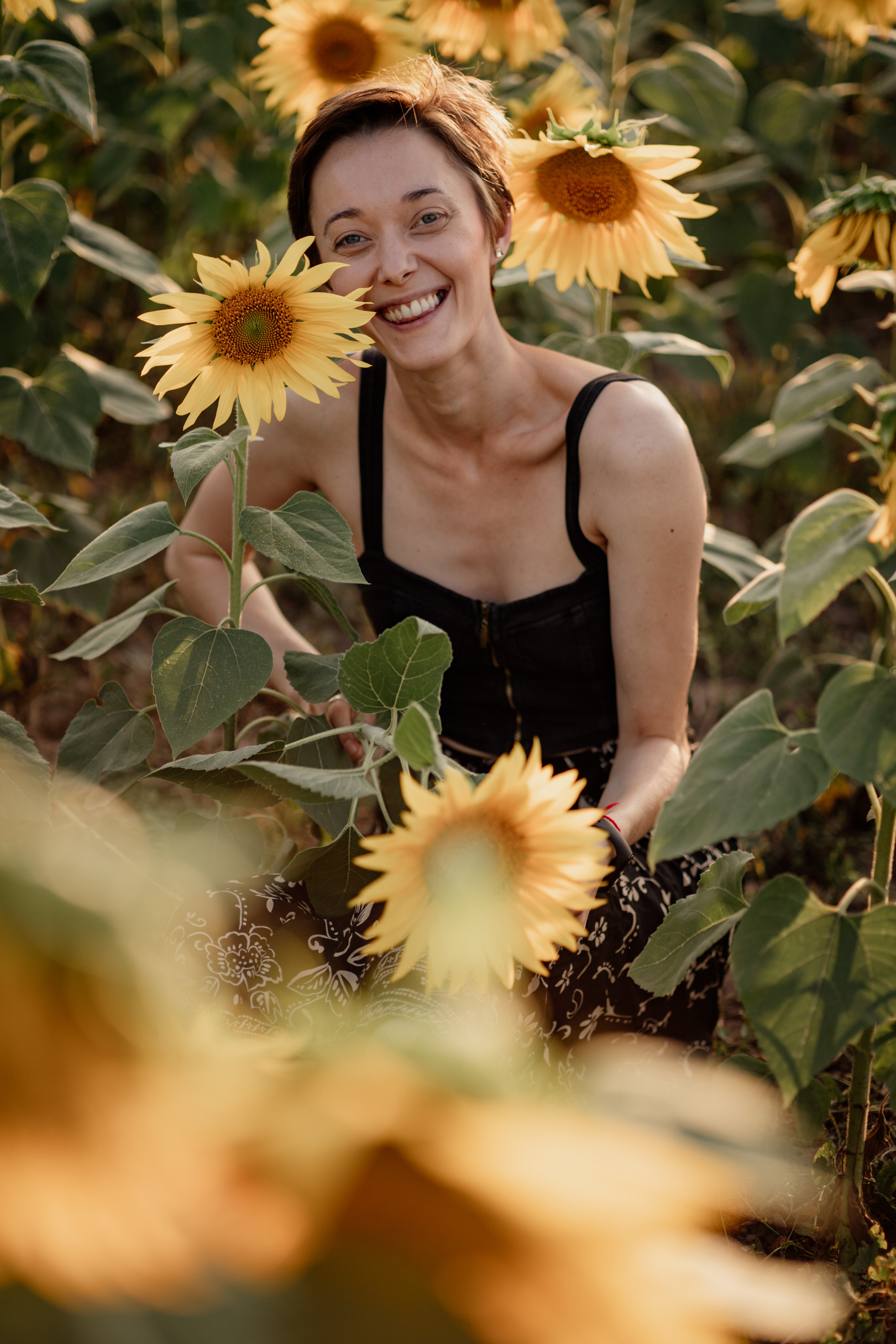 Анна и подсолнухи. Мира Назарова / Фотограф / Специалист по личному