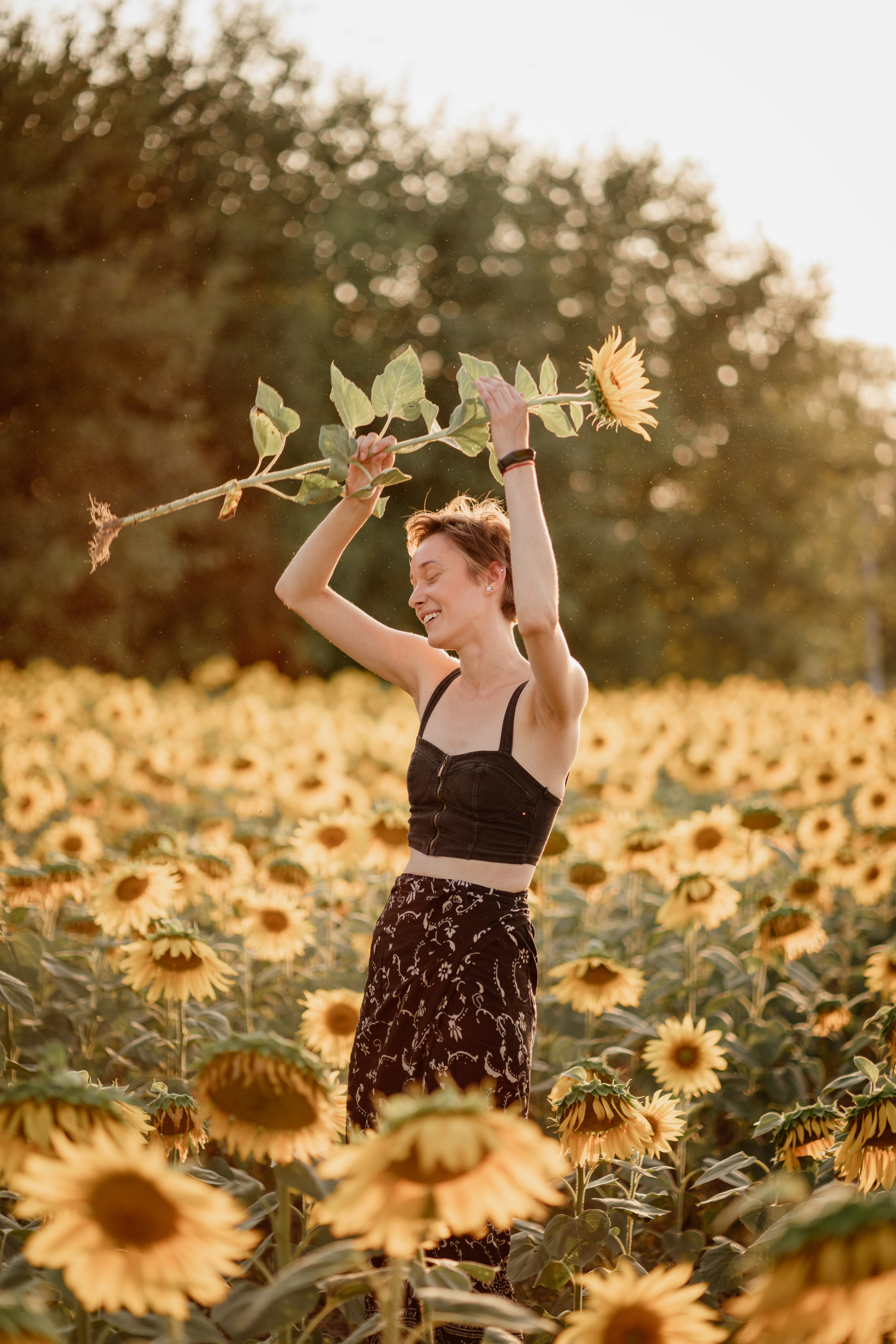 Анна и подсолнухи. Мира Назарова / Фотограф / Специалист по личному