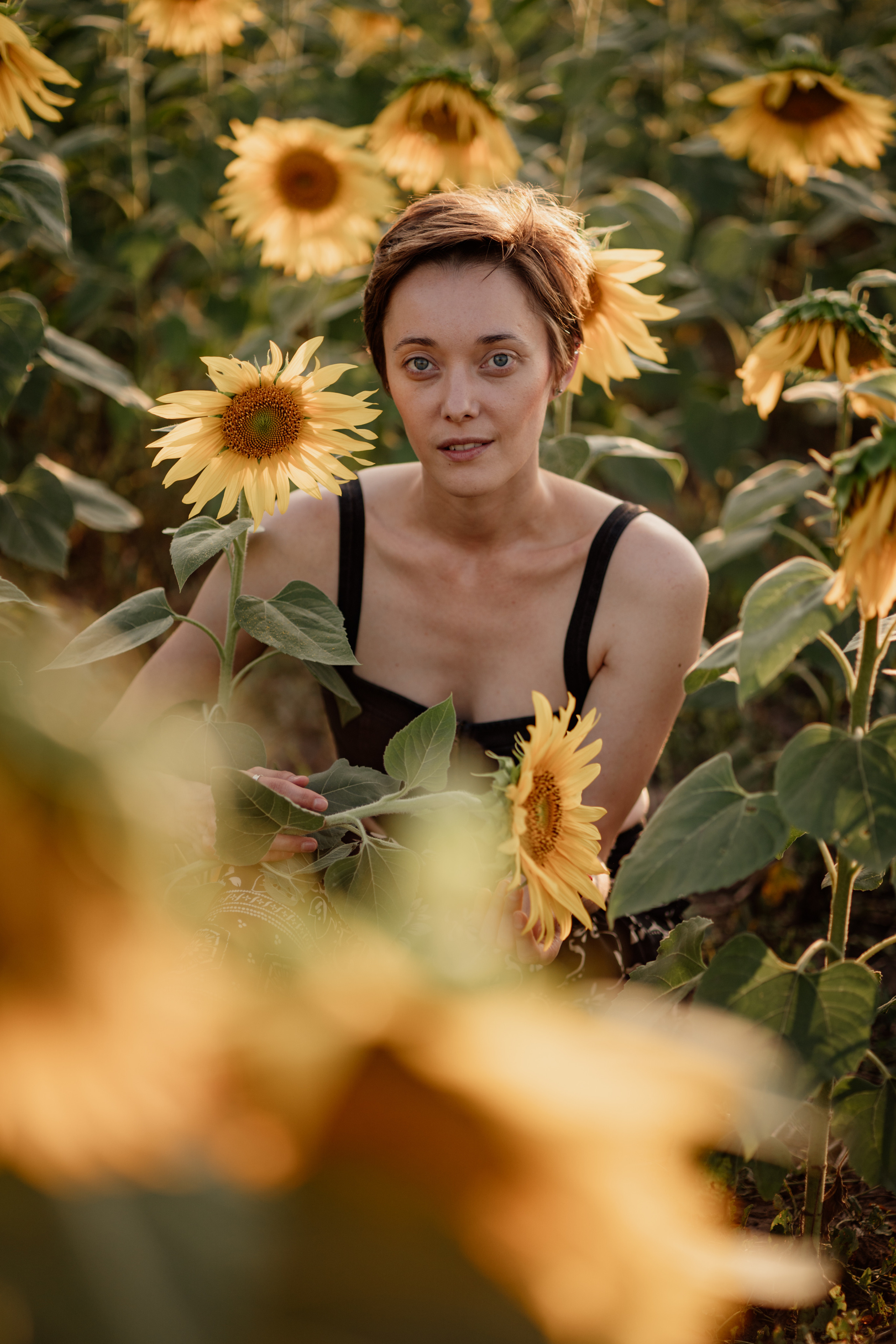 Анна и подсолнухи. Мира Назарова / Фотограф / Специалист по личному