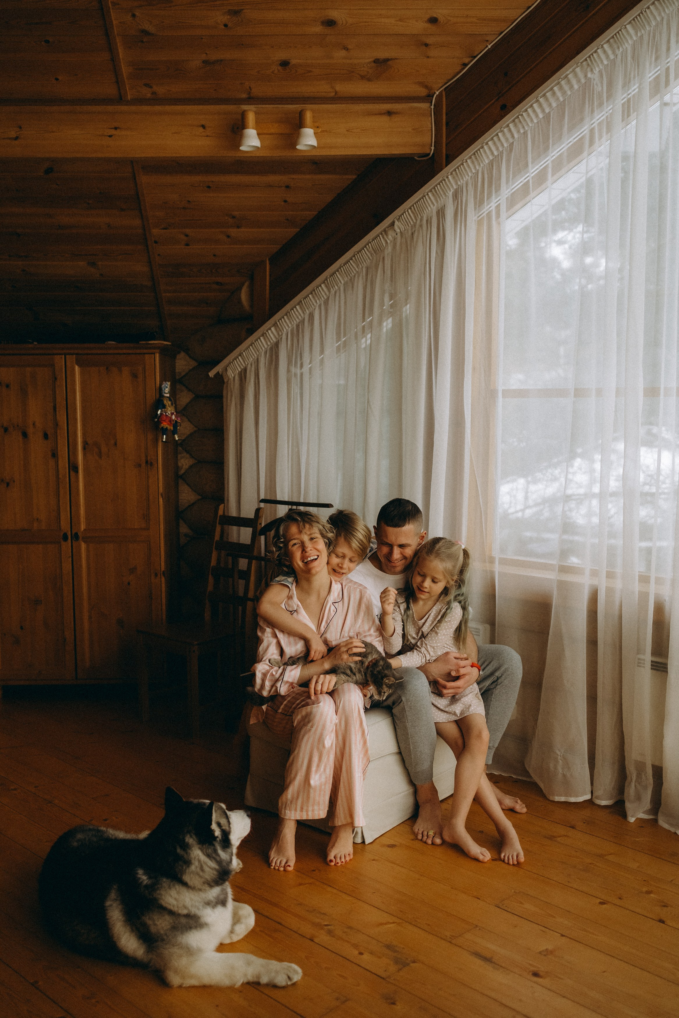 Федя, Лида, Леша, Катя. Главная