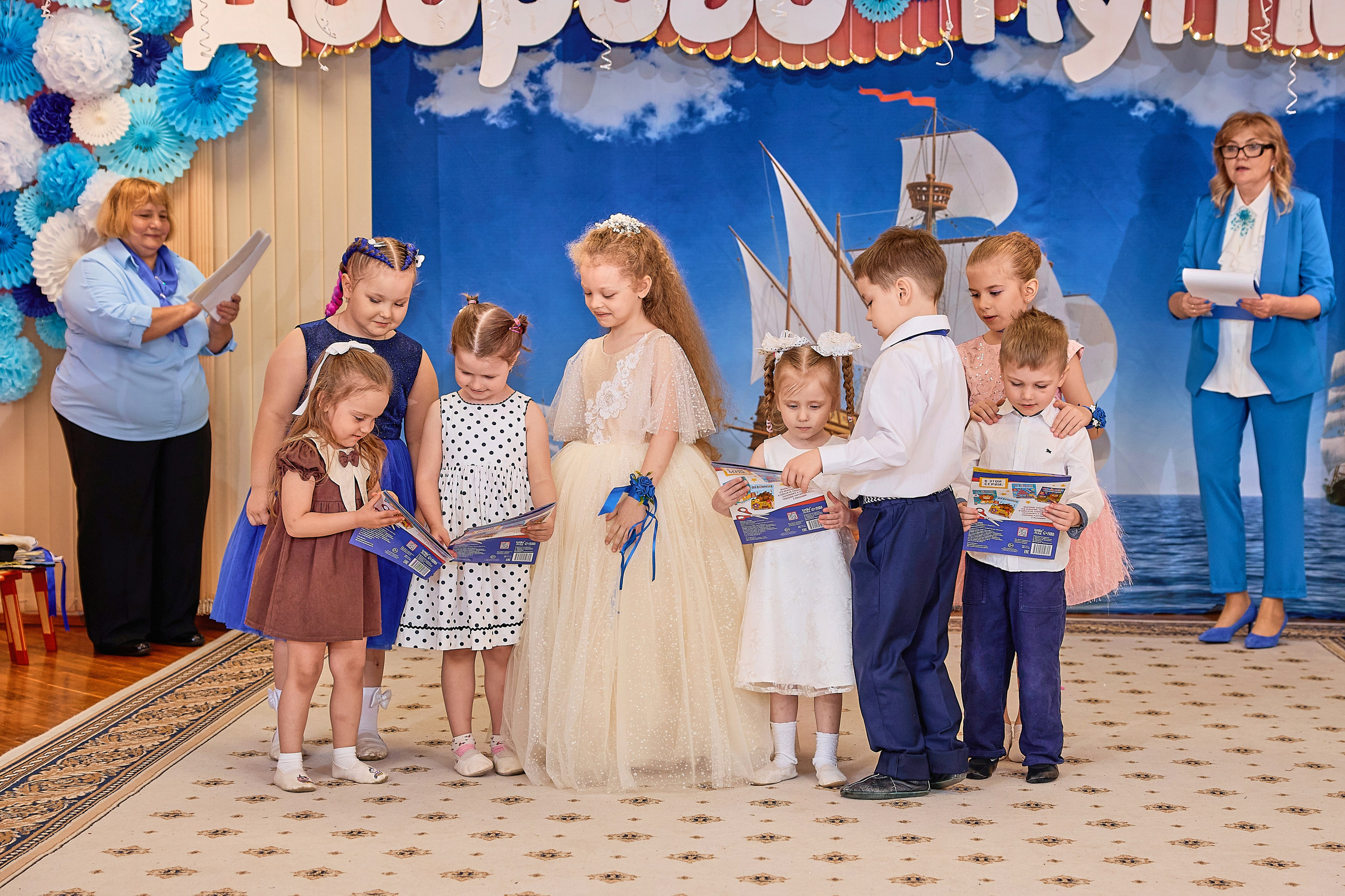 Фотосъёмка выпускного утренника в детском саду. Выпускные альбомы в Москве фотограф Алина Пащук