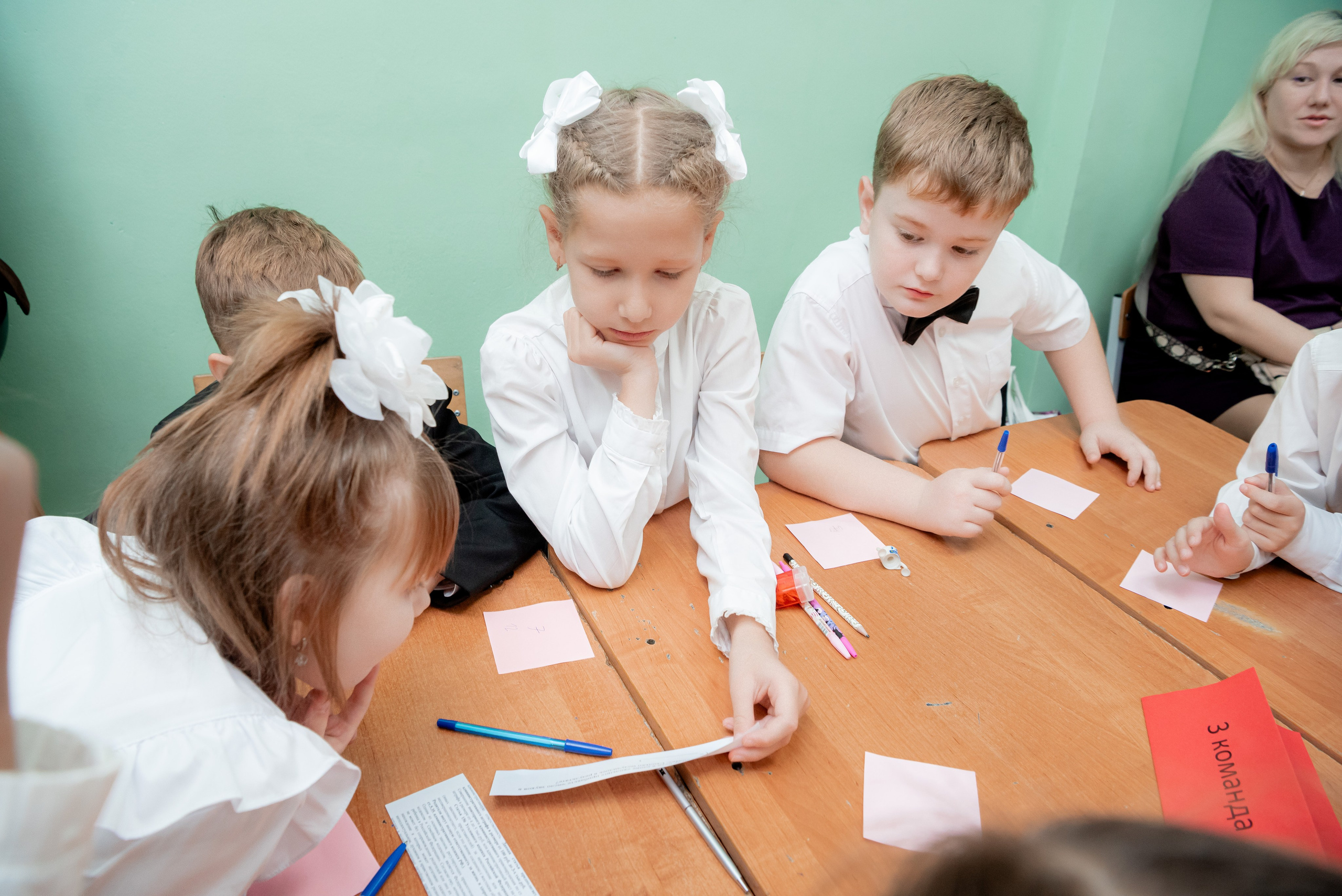 Открытый урок первоклашек в Школе. Фотограф в Волгограде и Волжском Александр Горбань