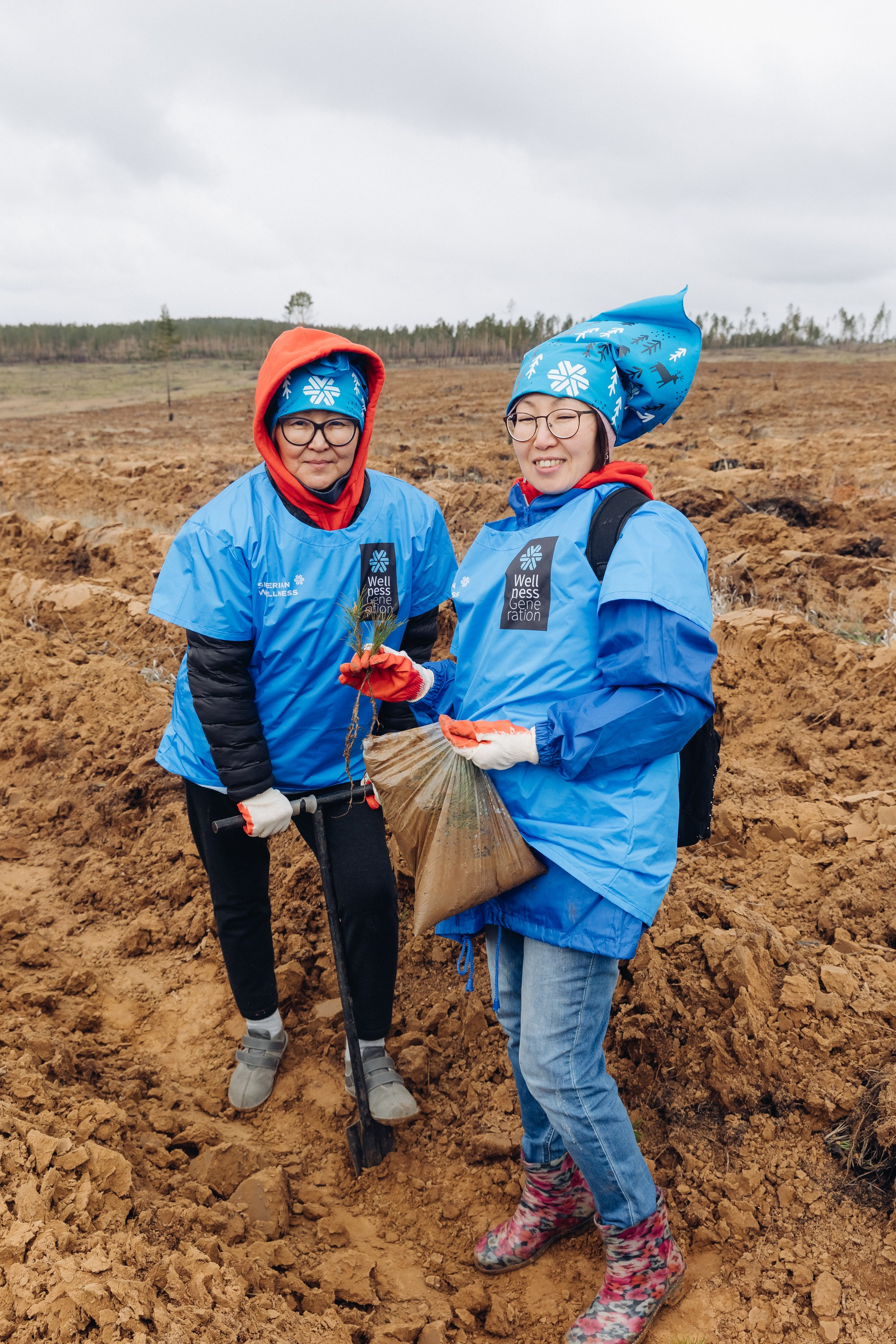 Siberian wellness. Ежегодная акция по посадке деревьев. Свадебный и семейный фотограф в Улан-Удэ