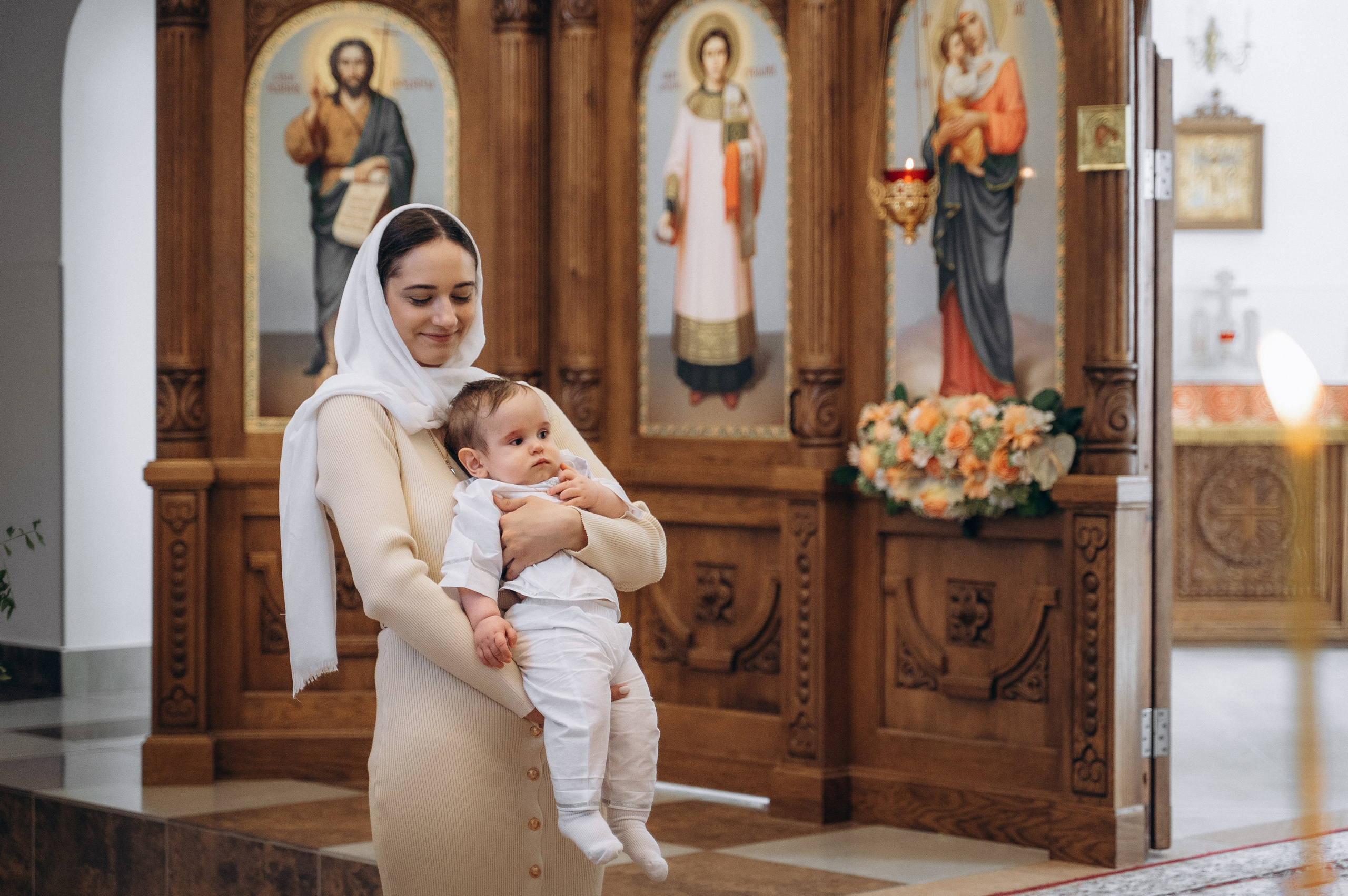Крещение Мирона (Храм Преображения Господня). Семейный фотограф в Минске Дарья Дреко