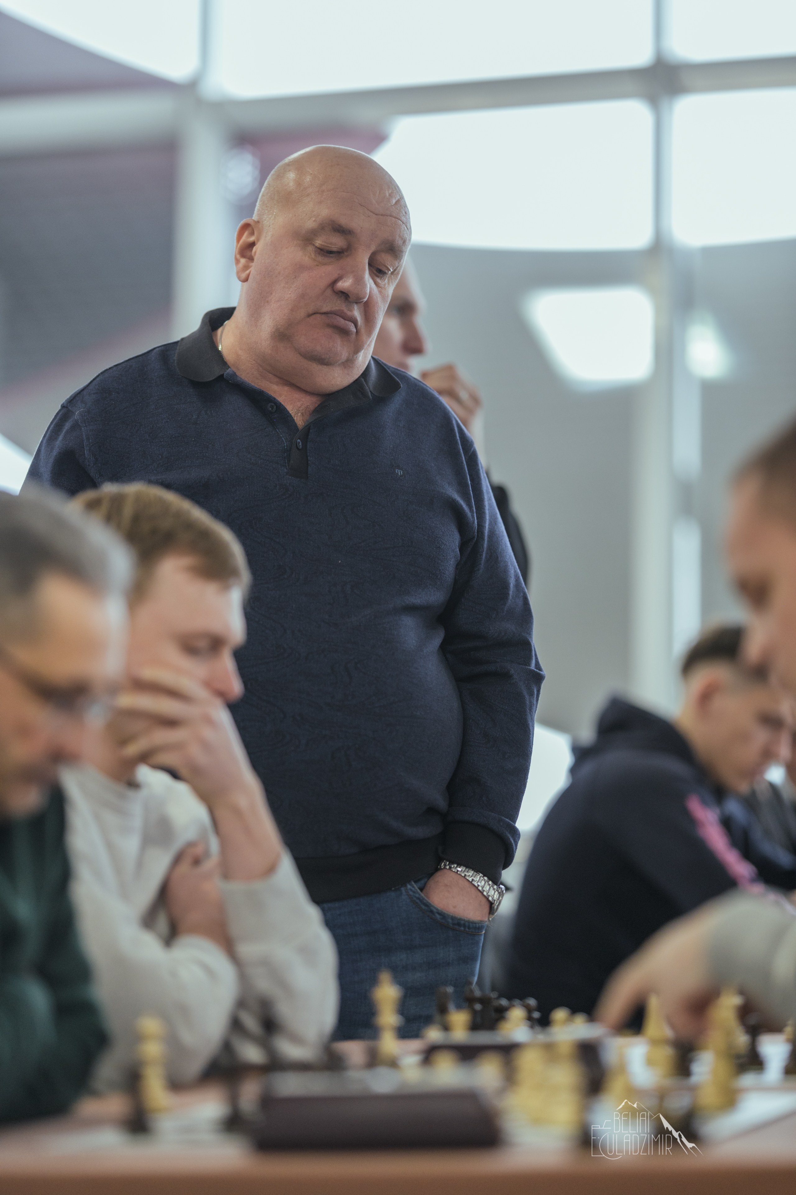 Шахматы на МНПЗ. Репортажный фотограф Владимир Беляй