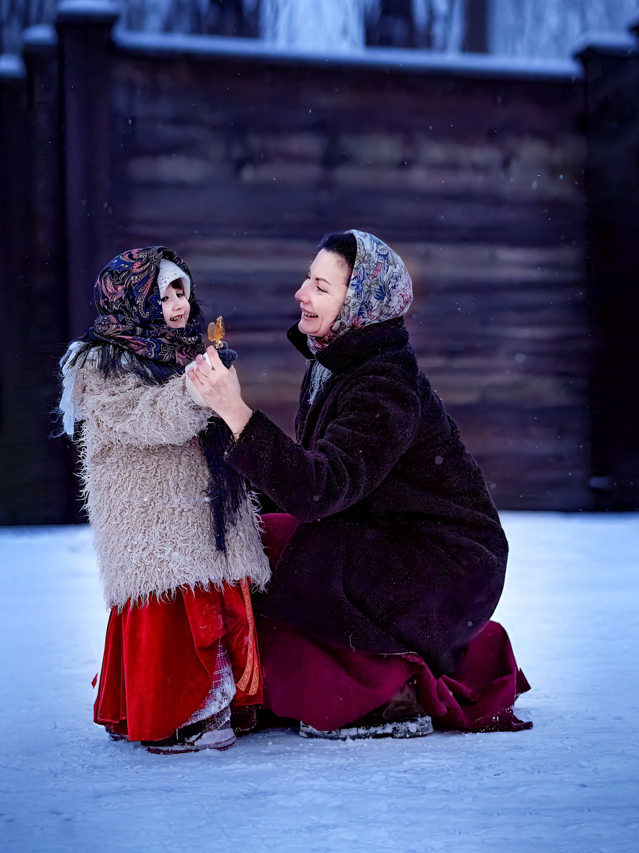 Колядки. Фотографы крещения/венчания  Красноярск Татьяна и Вячеслав Переваловы