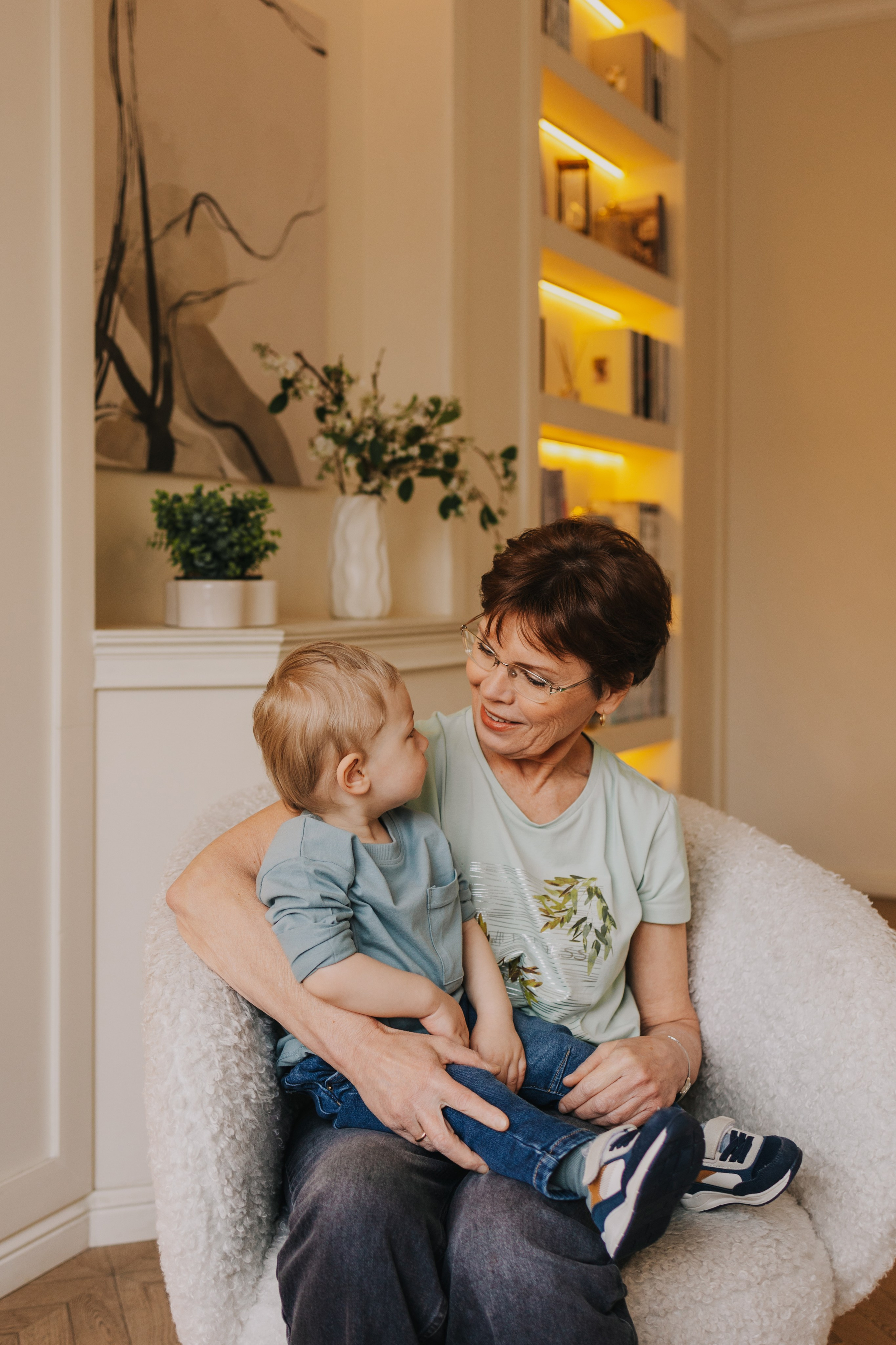 Большая семья. Домашняя фотосессия