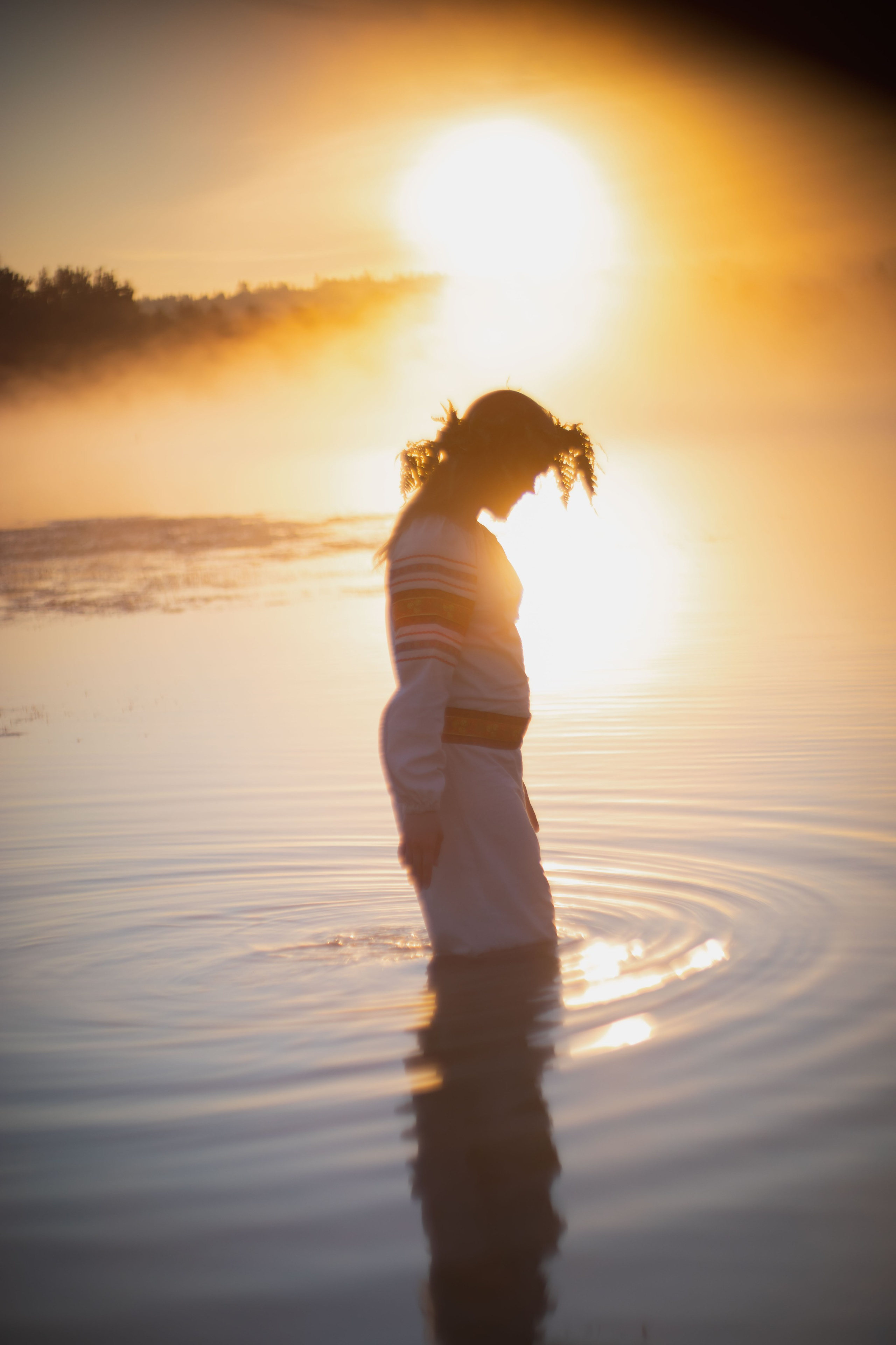 Купальская история на рассвете. Юлия Башкатова, сказочный фотограф, Москва