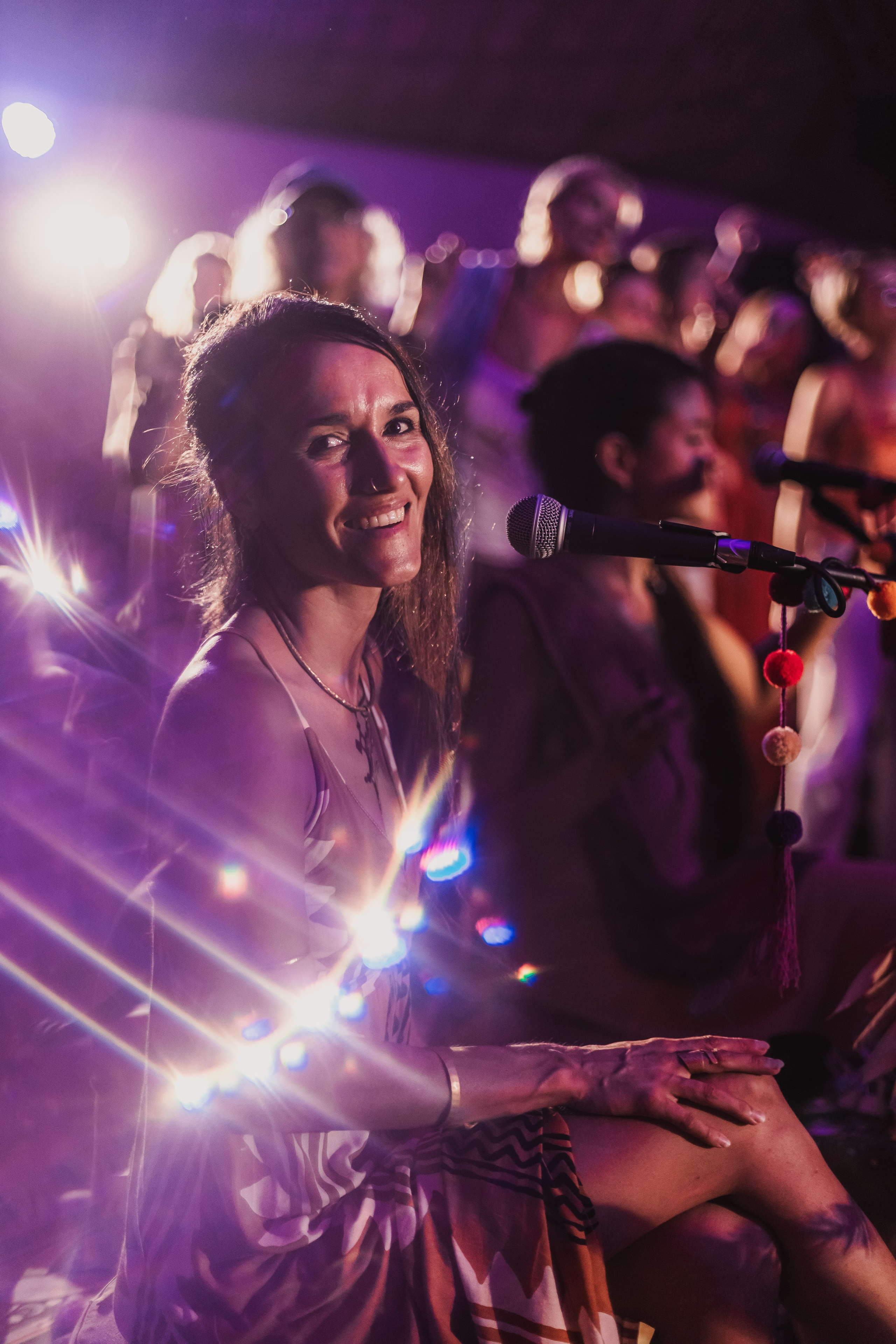 Hanuman Project kirtan at Alchemy april. Mariam Bagdasaryan