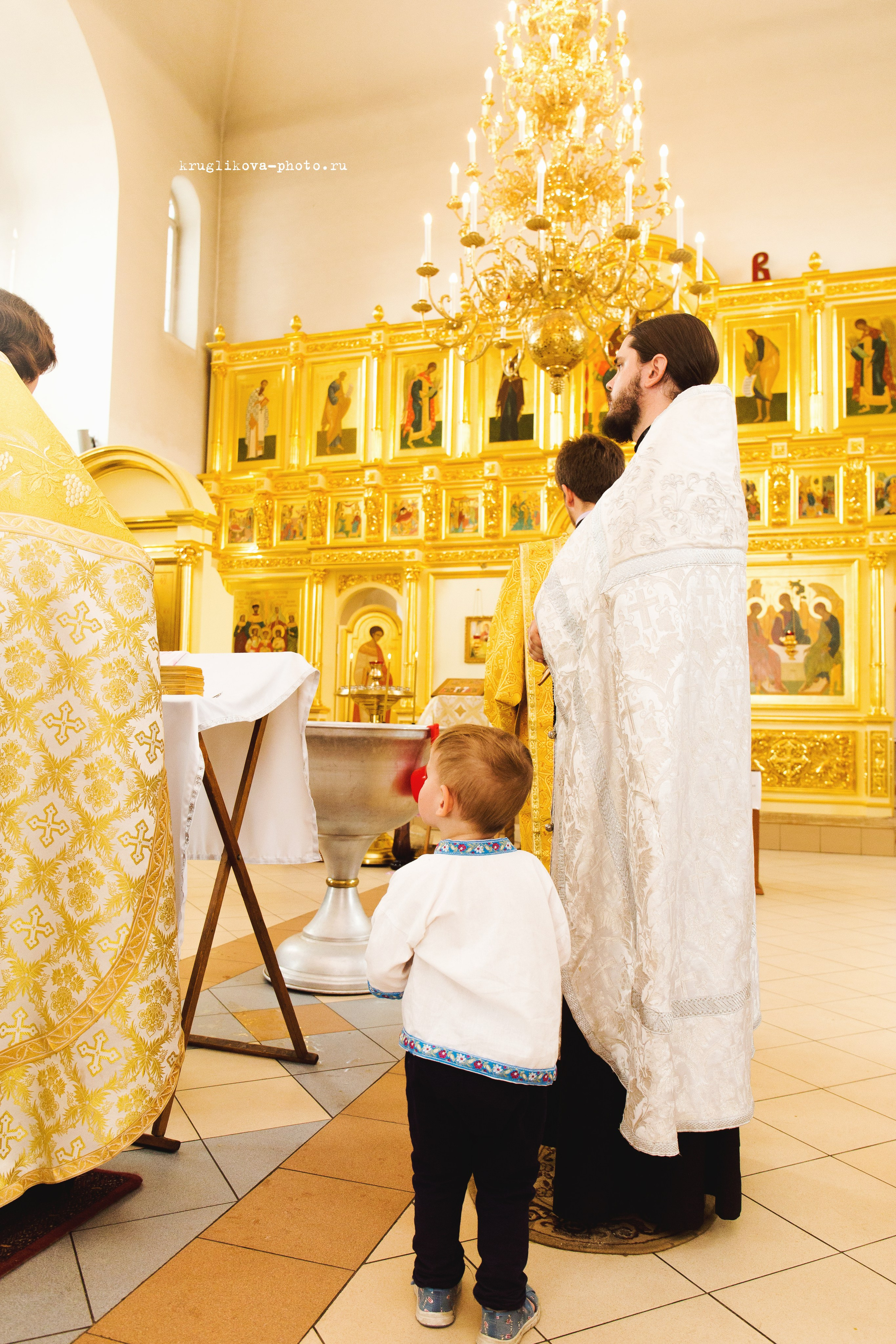 Таинство Крещения. Фотограф новорожденных и детский в Сергиевом Посаде Кругликова Юлия