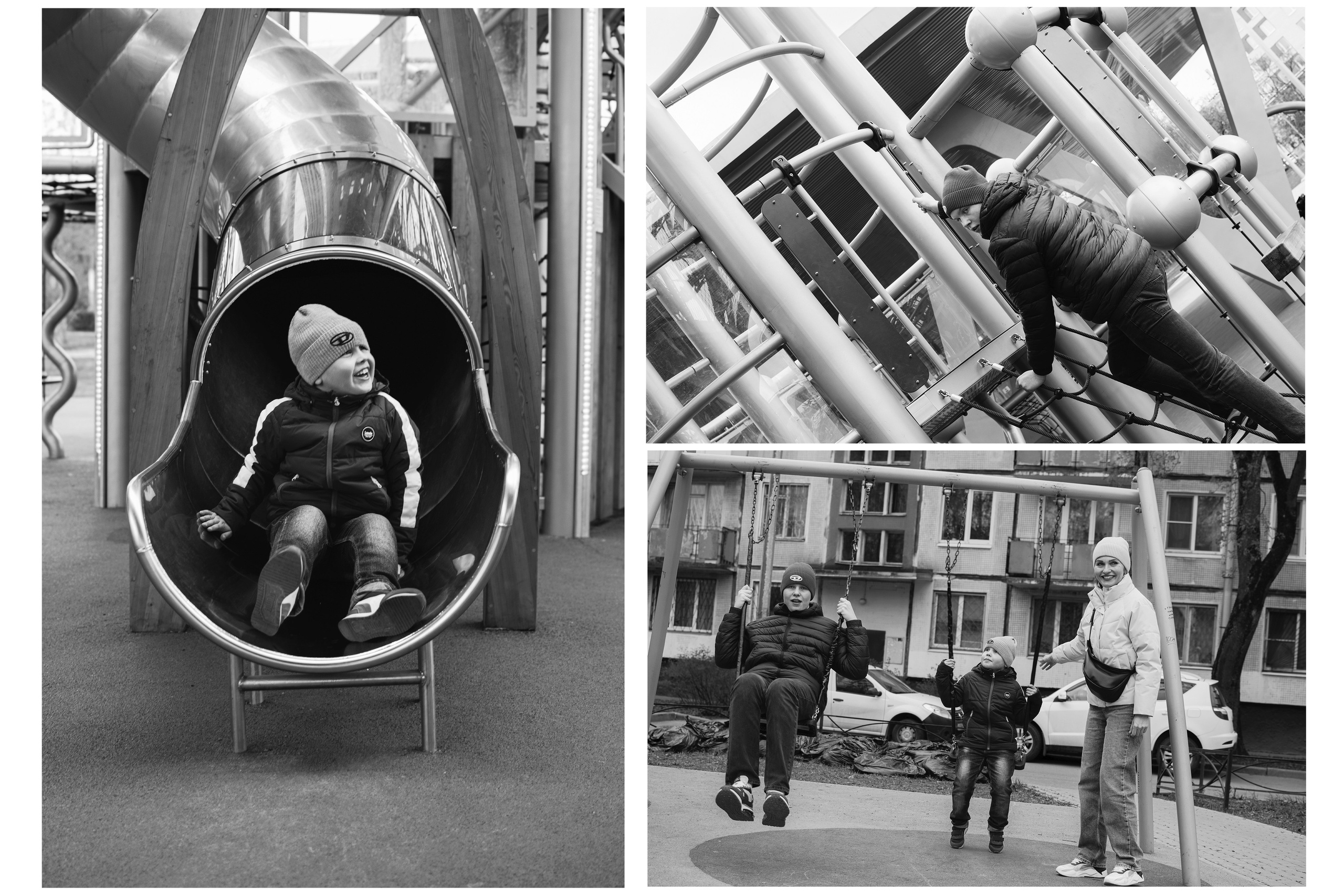 Прогулочная фотосессия для Ю. и ее ребятишек. Портретный и репортажный фотограф в Санкт-Петербурге Варвара Жукова